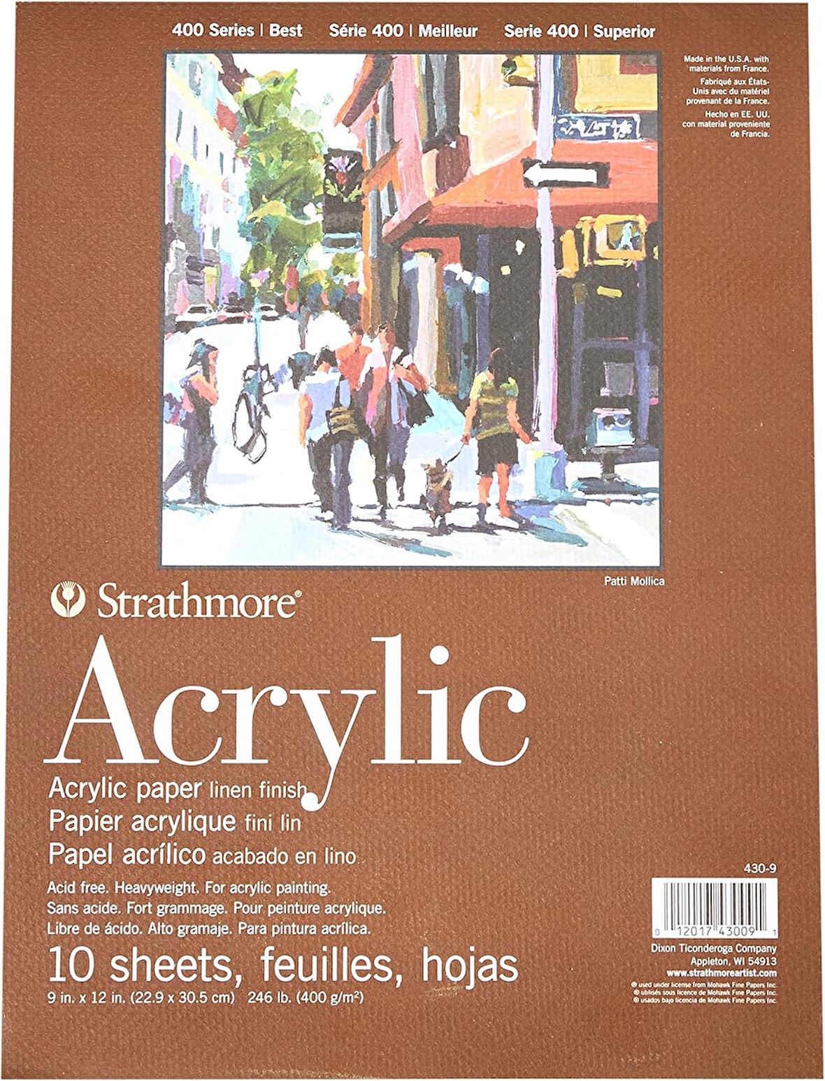 Acrylic Akrilik Defteri 400gr. A4 N:430