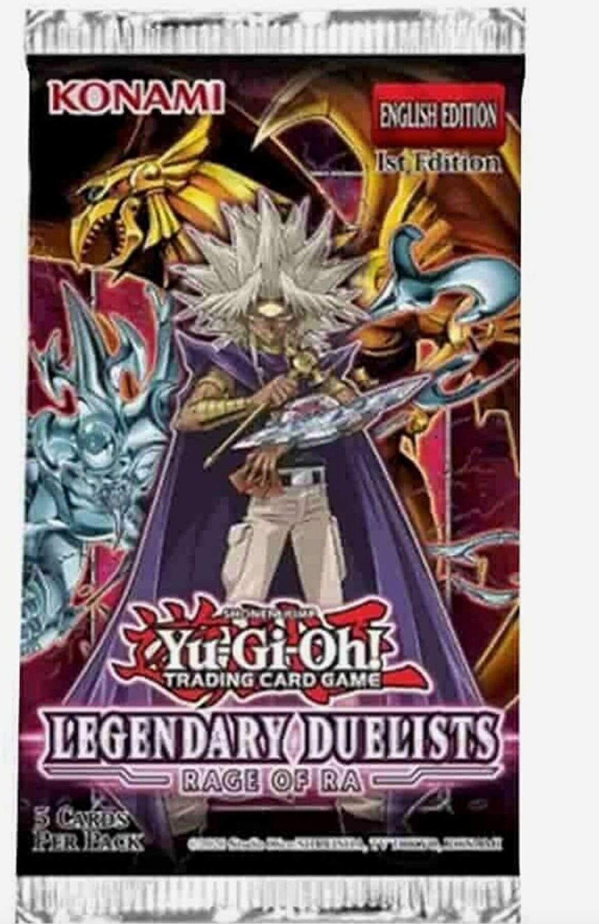 legendary duelists rage of ra booster pack