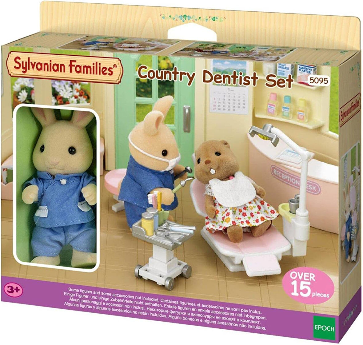 Sylvanian Families Dişçi Seti, 5095, Standart, Çok Renkli
