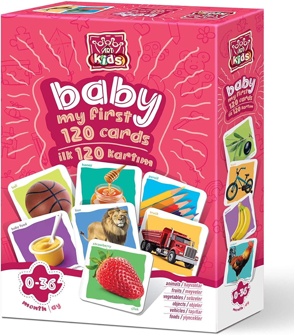 Puzzle Art Kids Baby İlk Eğitici Kartlarım