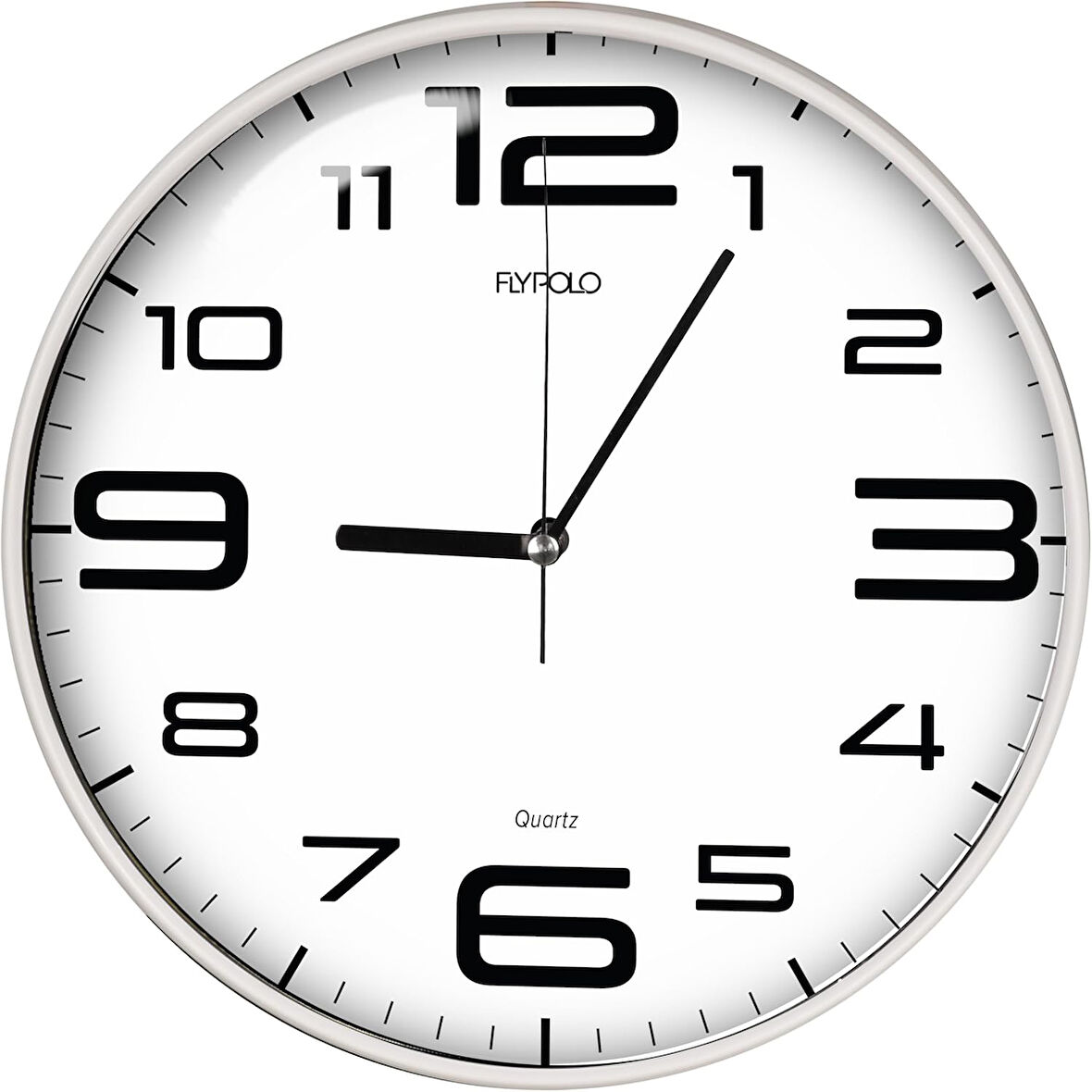 Büyük Rakam Duvar Saati 29 Cm Slim Kasa