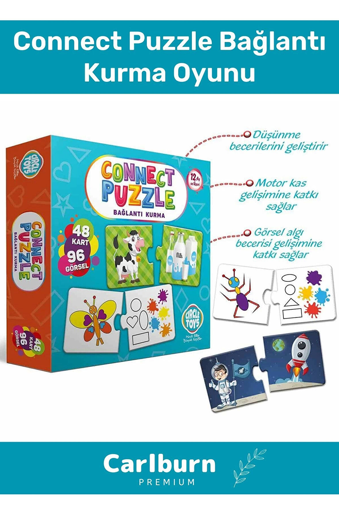 Özel Üretim Zeka Geliştirici Eğitici Çocuk El Göz Koordinasyonu Connect Puzzle Bağlantı Kurma Oyunu