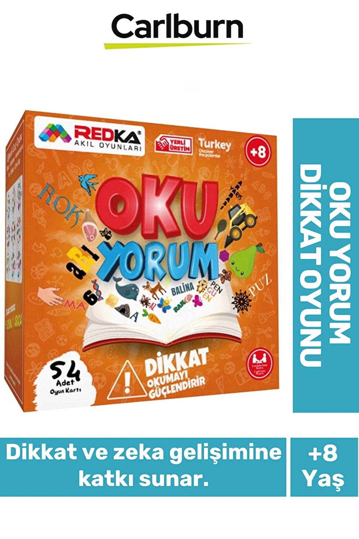 Zeka Geliştirici Oyun Eğitici Öğretici Okuma Yazma El Göz Koordinasyonu Oku Yorum Dikkat Oyunu