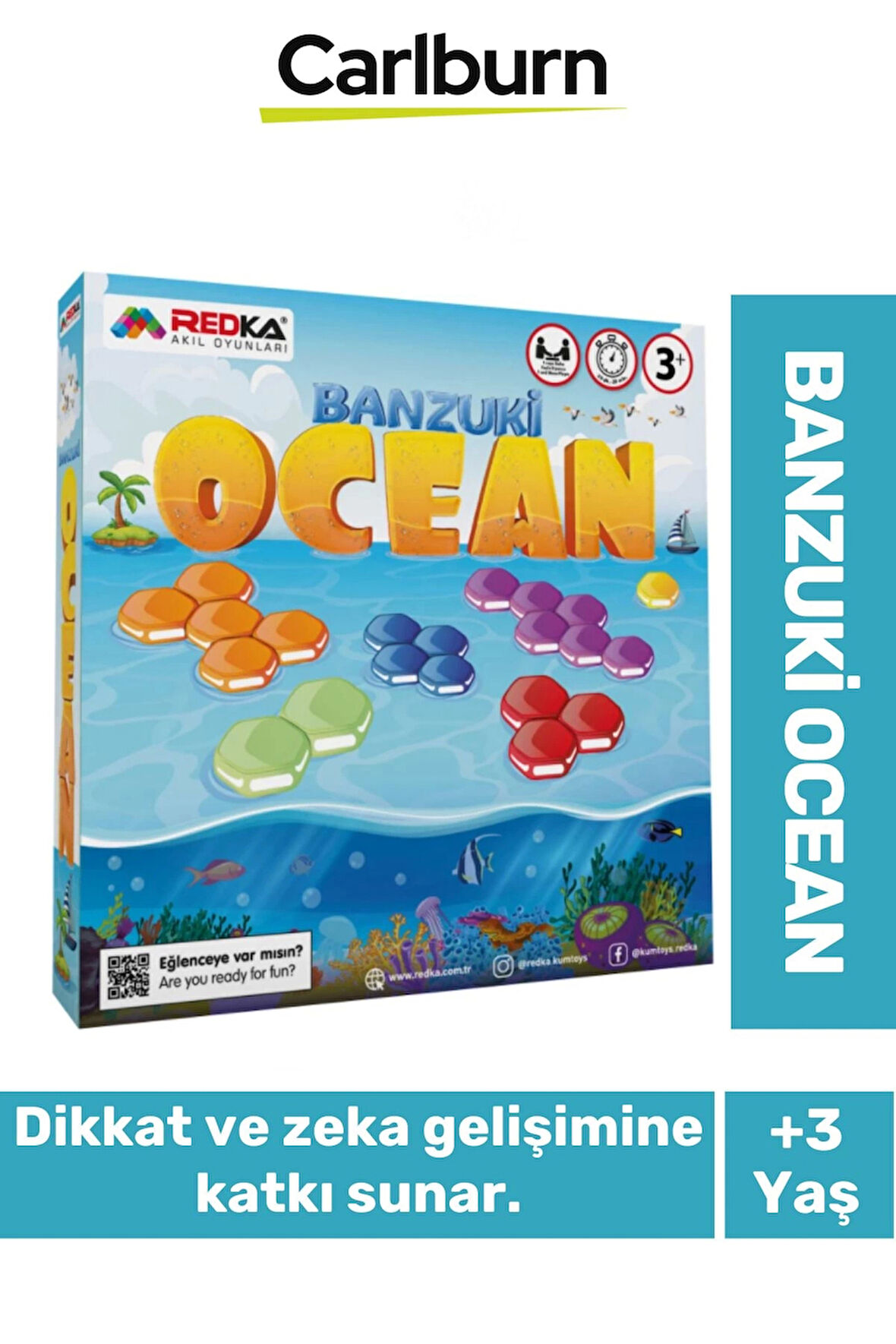 Zeka Geliştirici Oyun Eğitici Öğretici Okuma Yazma El Göz Koordinasyonu Banzuki Ocean Okyanus
