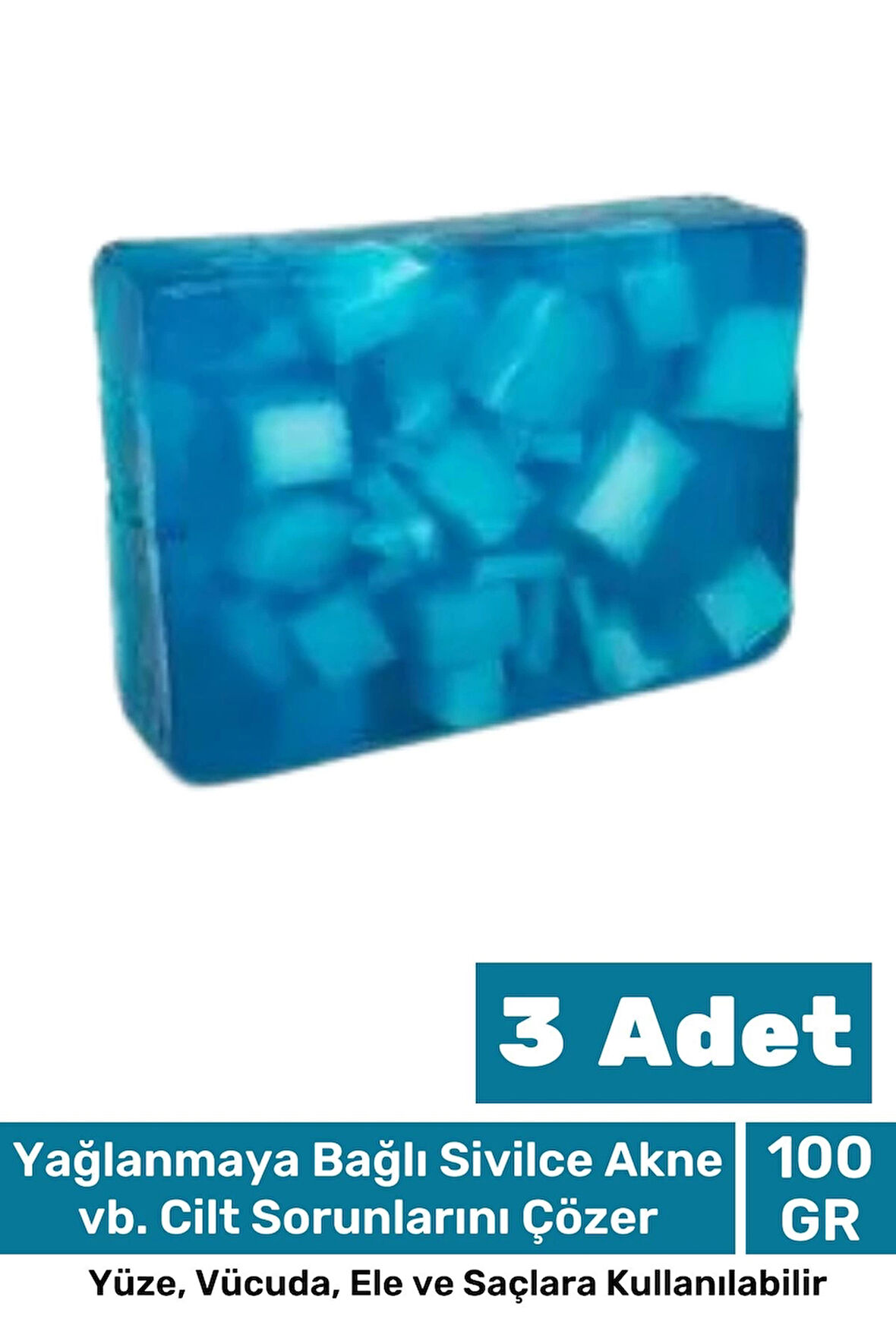 %100 Doğal Güzel Kokulu El Yüz Saç Vücut Cilt Orijinal Bitkisel Kolojen Sabunu 100G - 3 Adet