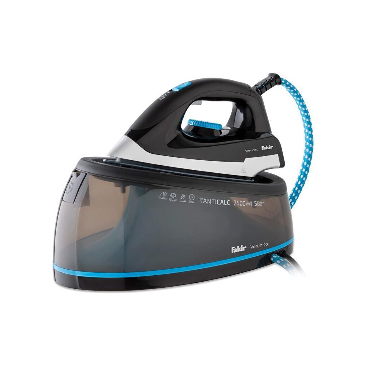 Fakir Veronica 5,5 Bar Titanyum Taban  2400 W Buhar Kazanlı Ütü