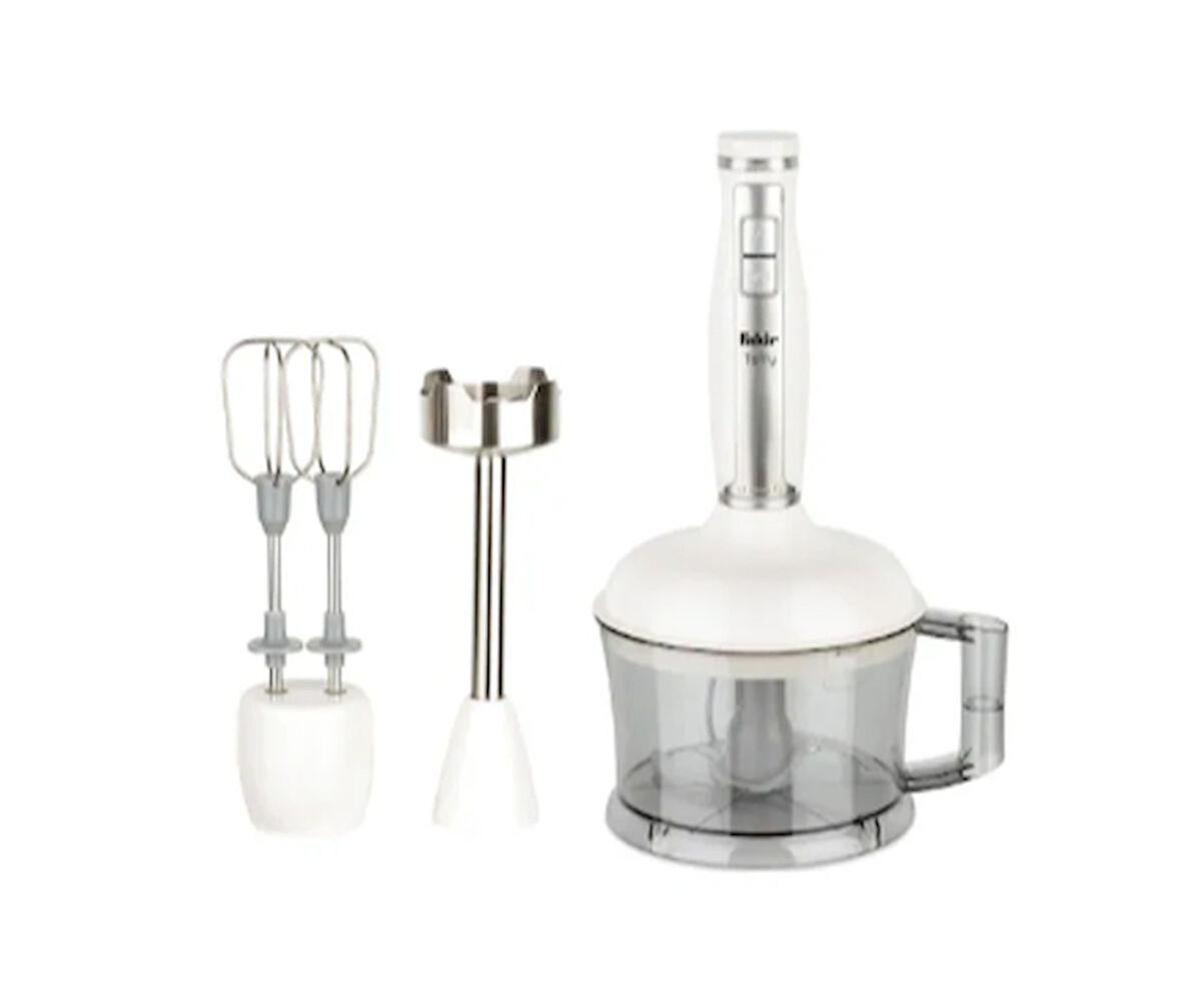 Fakir Taffy 1700 W Mikser & Blender Seti Beyaz (VİTRİN ÜRÜNÜDÜR)