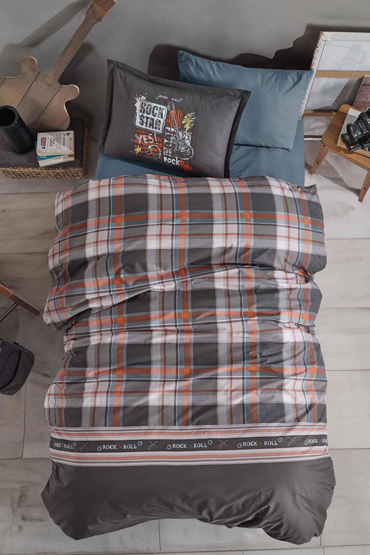 Clasy 100% Pamuk Ranforce Tek Kişilik Nevresim Takımı