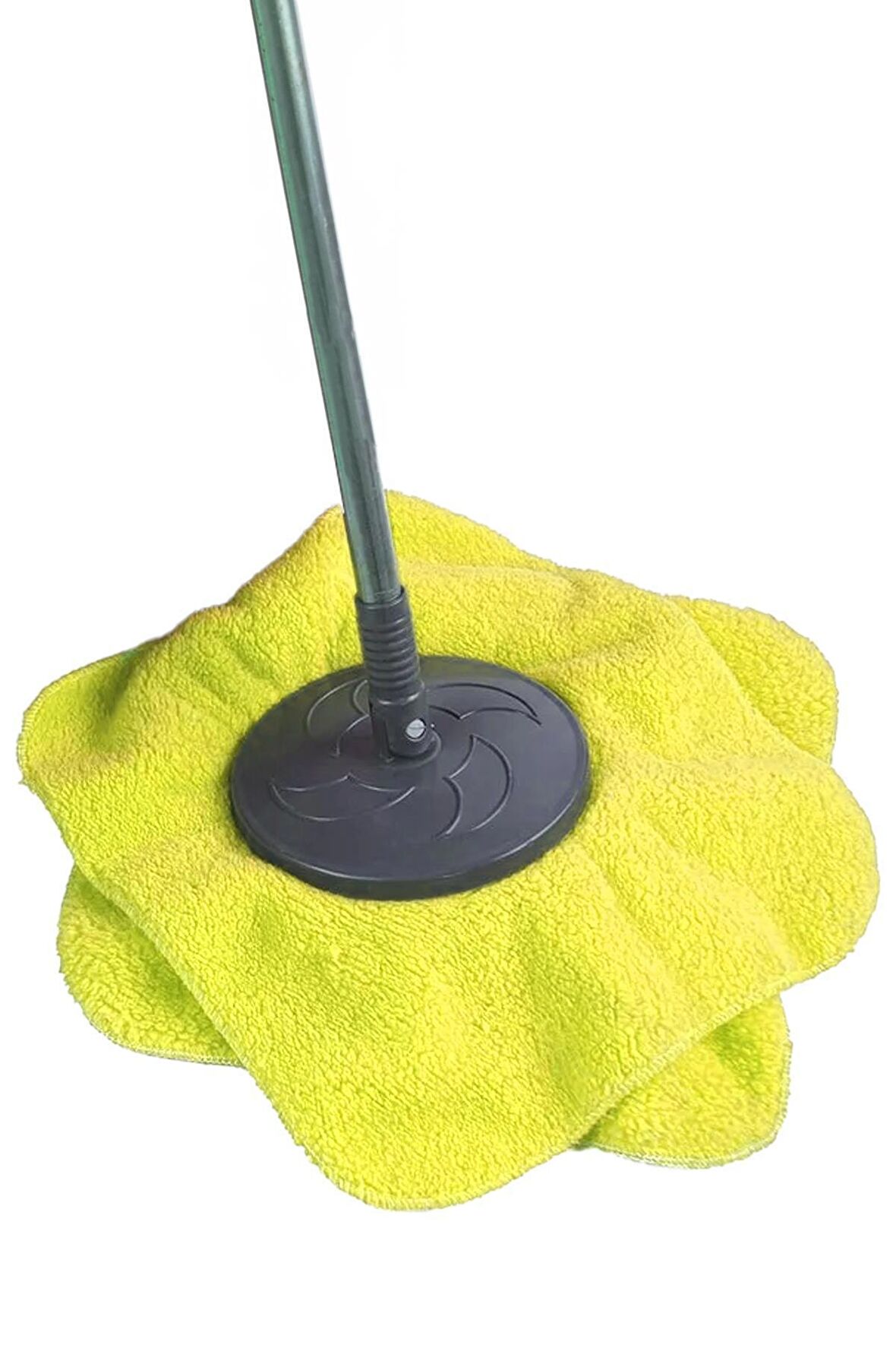 Turn | Welsoft Dönerli Mop Yedek Başlıklı Papas Mop Sarı 35x35