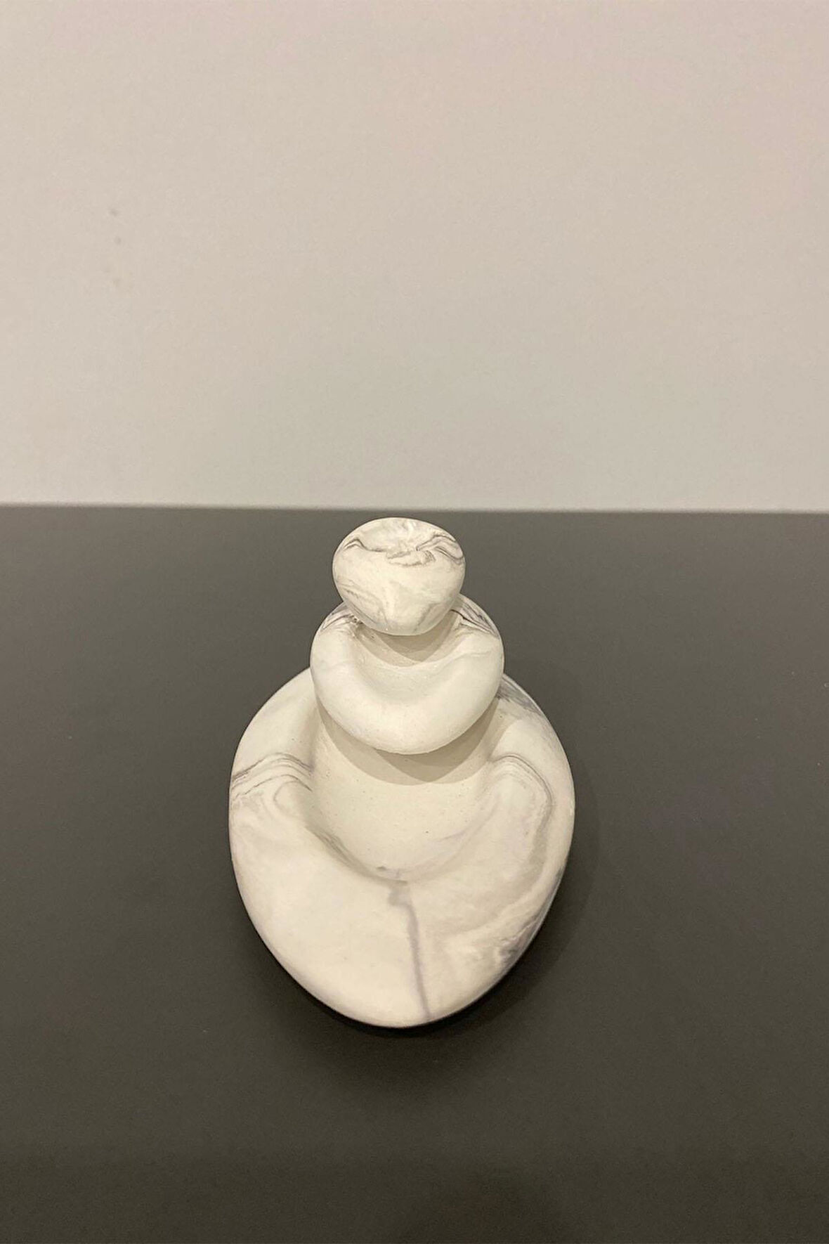 Mermer Desen Kayık Buhardanlık Tütsülük 12X6 Cm