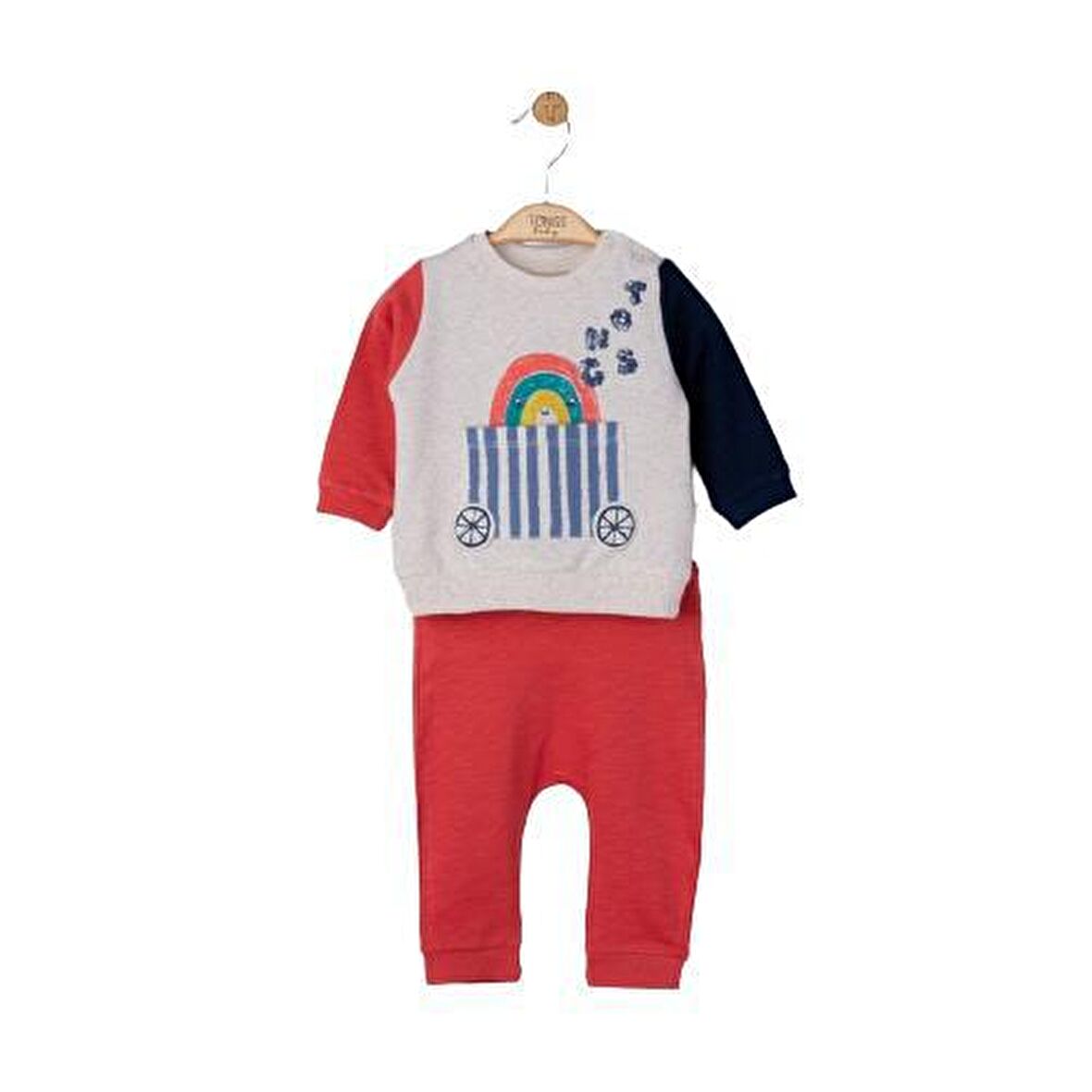 Tongs Baby Choo Choo 2'Li Takım 4073 Kırmızı