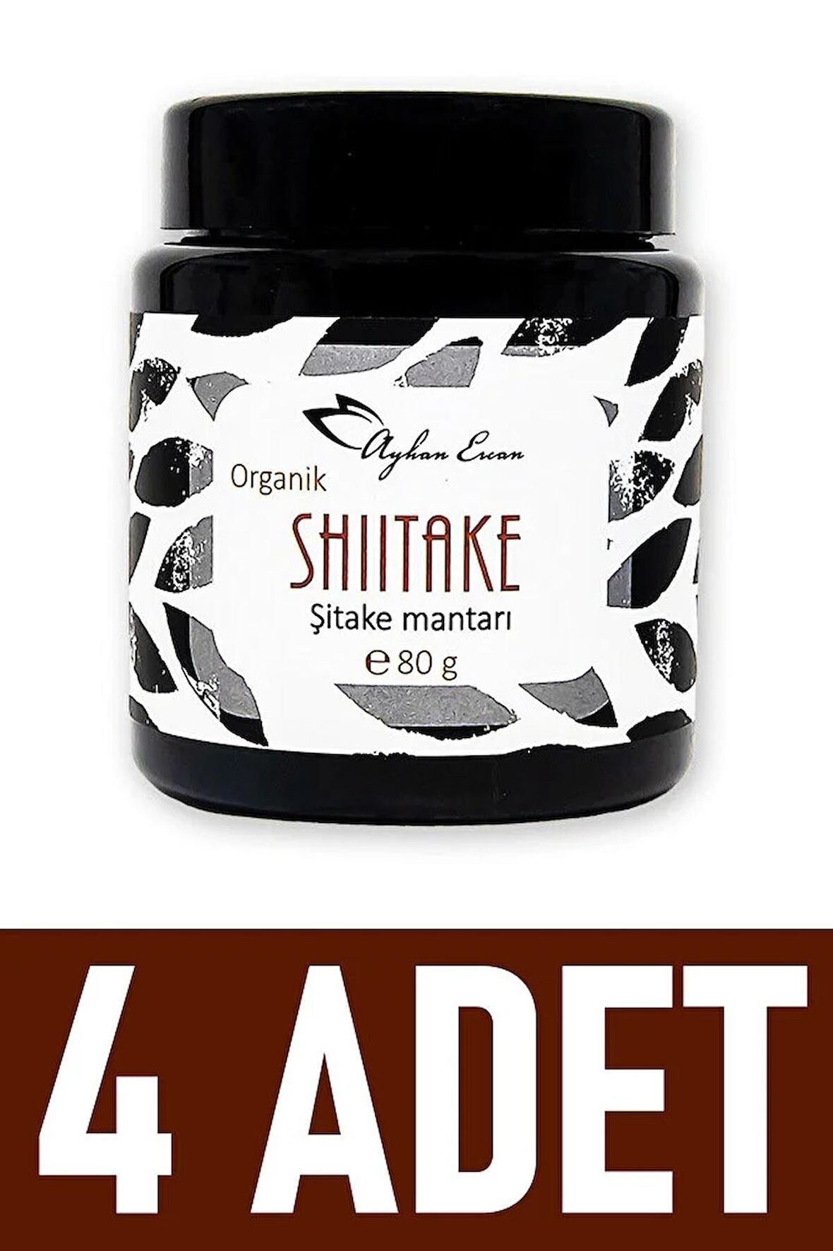 Organik Shiitake Mantarı 80 gr (4 Adet)