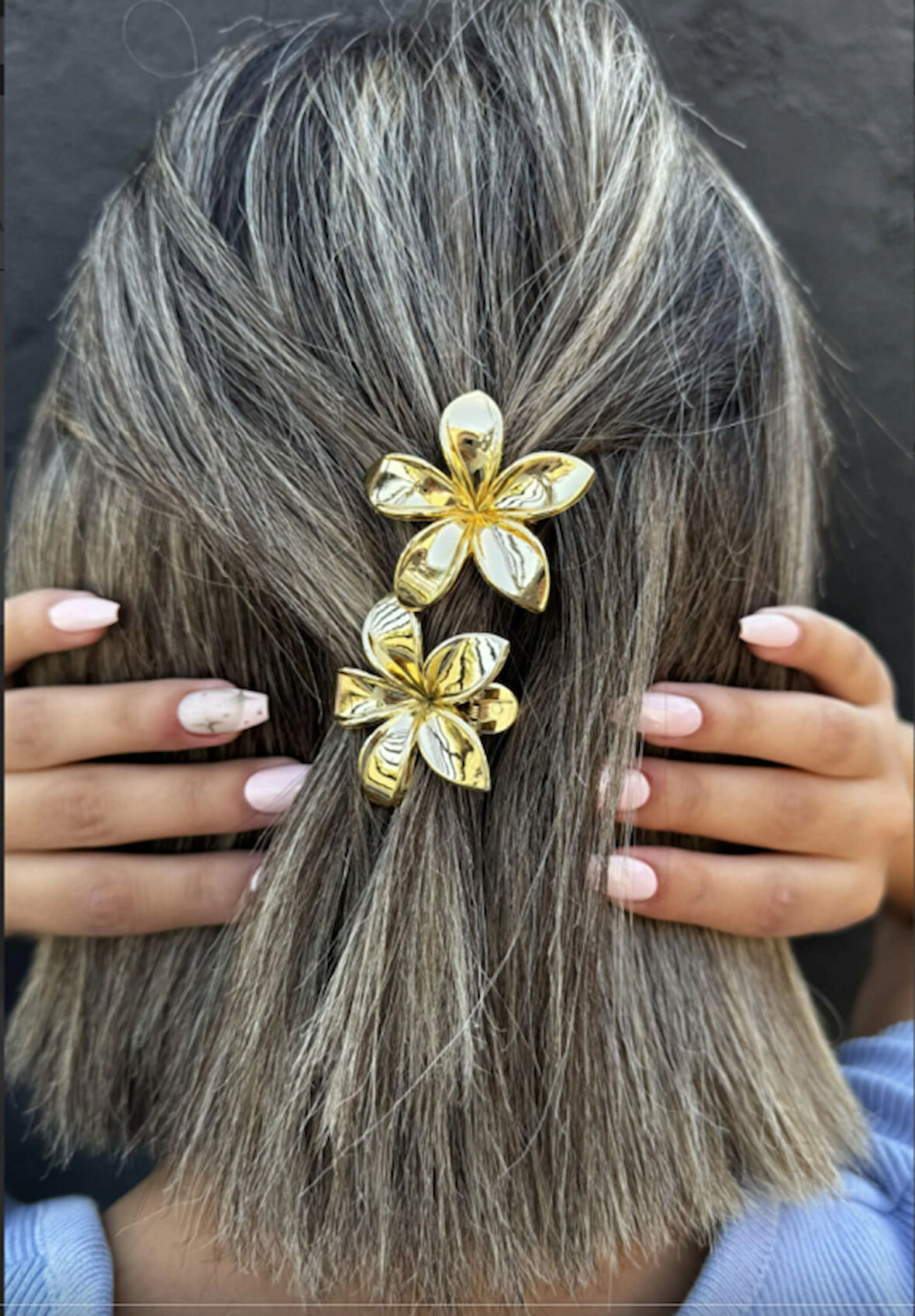 2'li Altın Renk Lotus Pens Toka Set