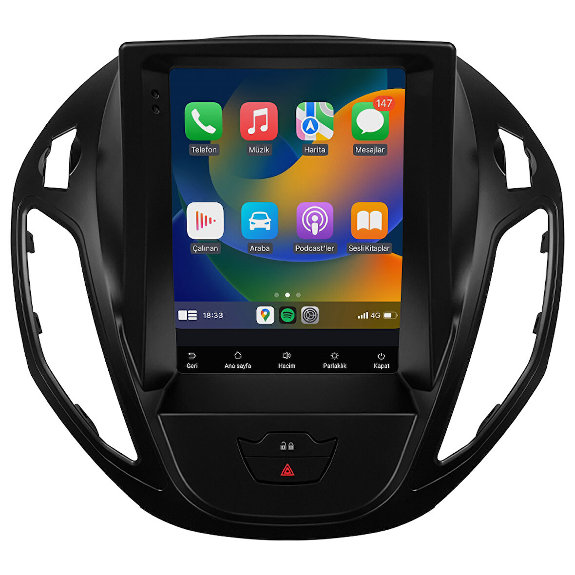 Ford Courier Titanium Android Multimedya Sistemi (2013-2024) CRV-4837XDT