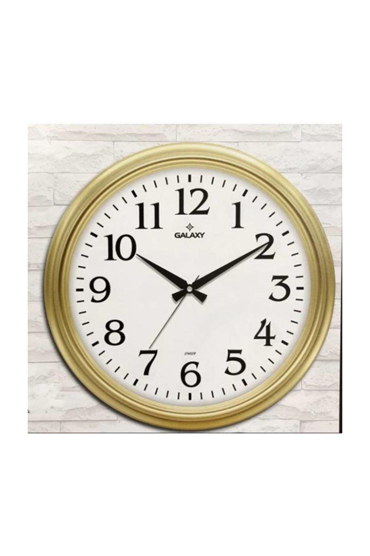 Dekoratif Duvar Saati Gold 46 CM
