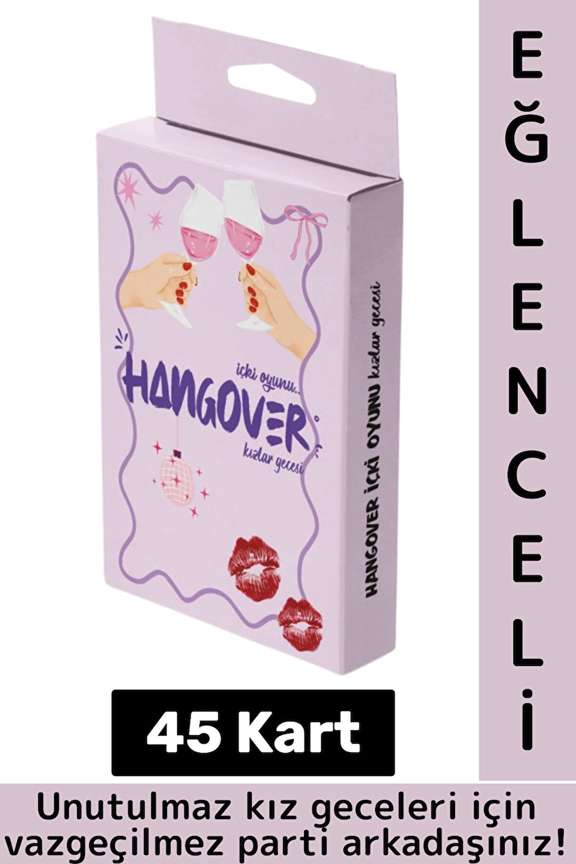 Eğlenceli Arkadaş Parti Özel Gün Kız Kıza Cesur İtiraf Oyun Hangover Mini İçki Oyunu-Kızlar Gecesi