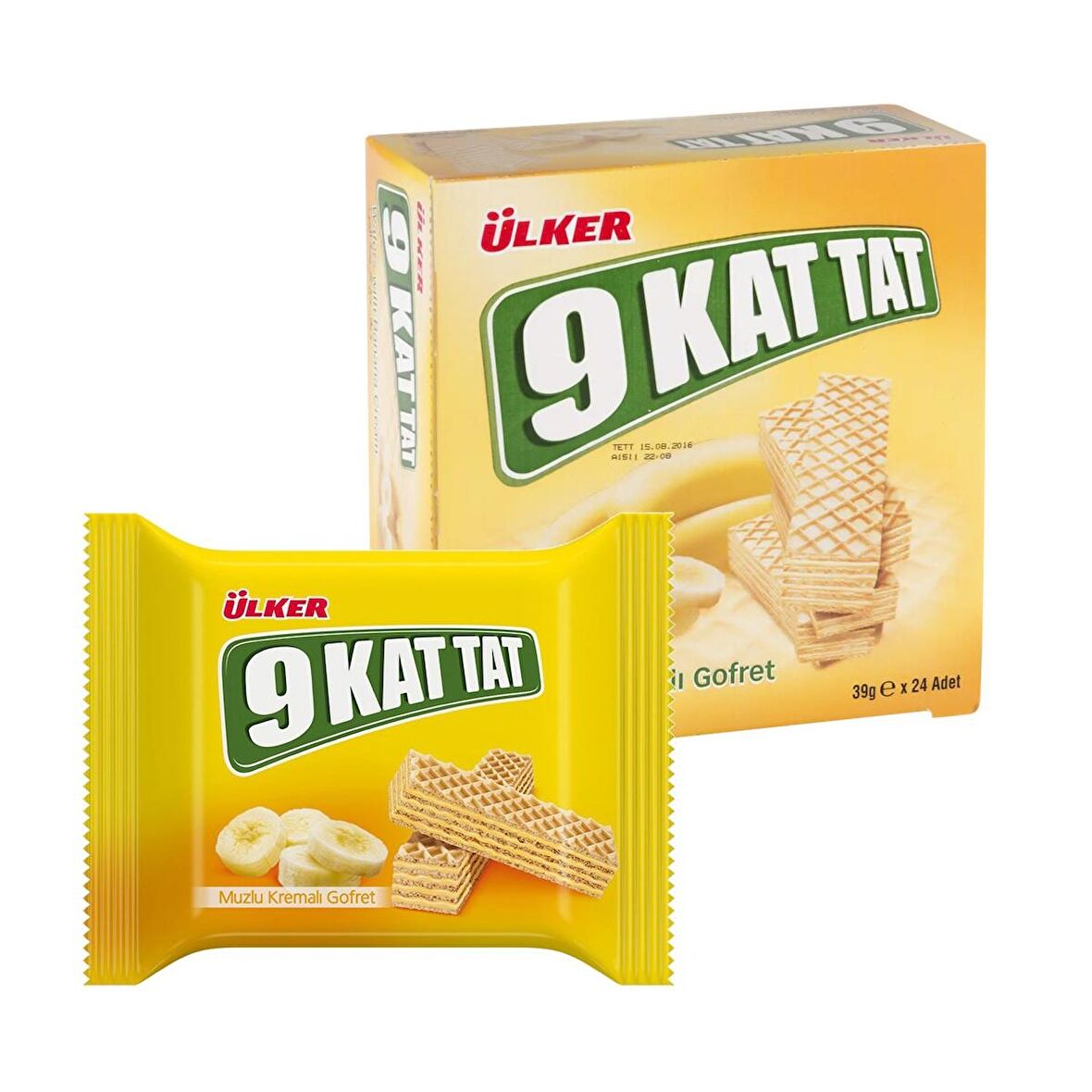 Ülker 9 Kat Tat Muzlu Gofret 39 Gr X 24 Adet
