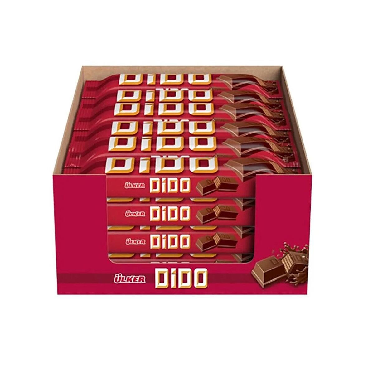 Ülker Dido Sütlü Çikolatalı Goflet 35 gr x 24 Adet 