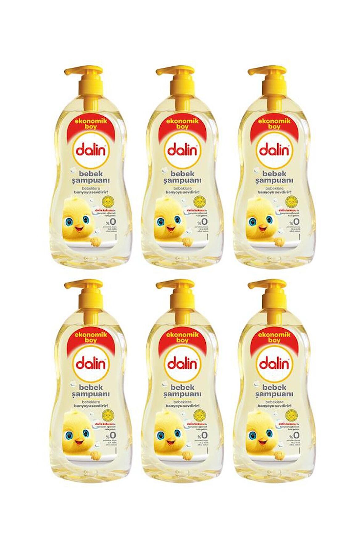 Dalin Şampuan Klasik 700 ml + 200 ml x 6 Adet