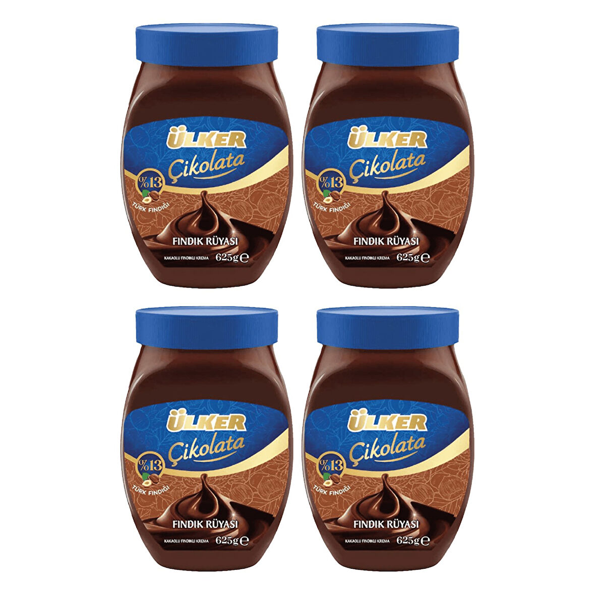 Ülker Fındık Rüyası Kakaolu Fındık Kreması 625 gr x 4 Adet