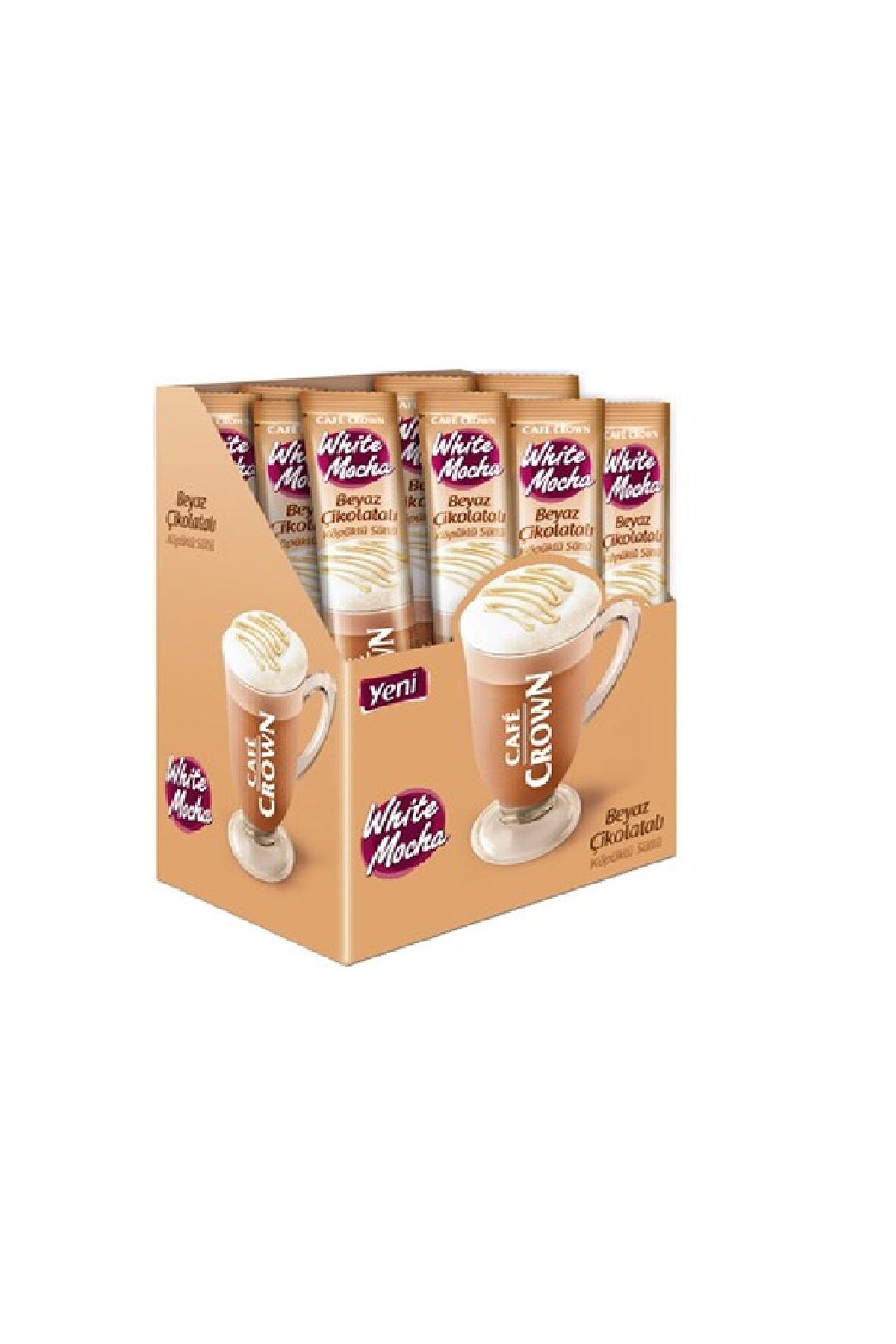 Cafe Crown White Chocolate Mocha 17gr x24 Adet