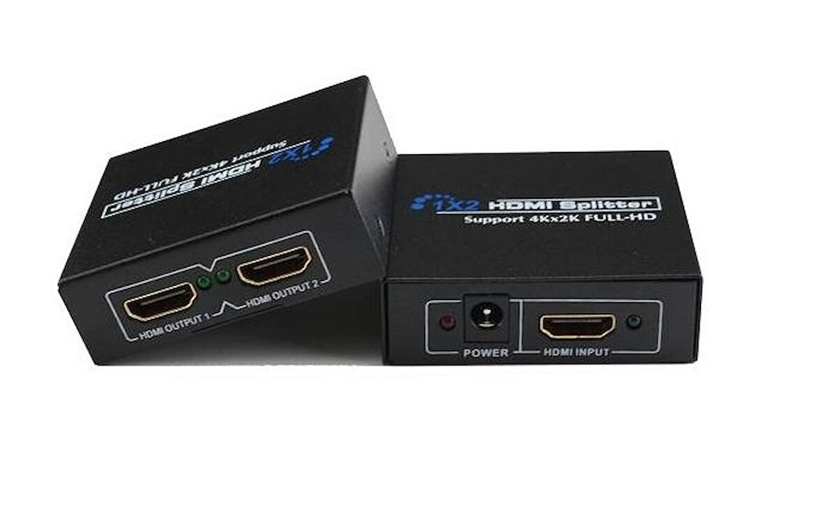 Gplus 4K102 2 Port Hdmi 4K Ultra Hd Metal Kasa Splitter Çoklayıcı