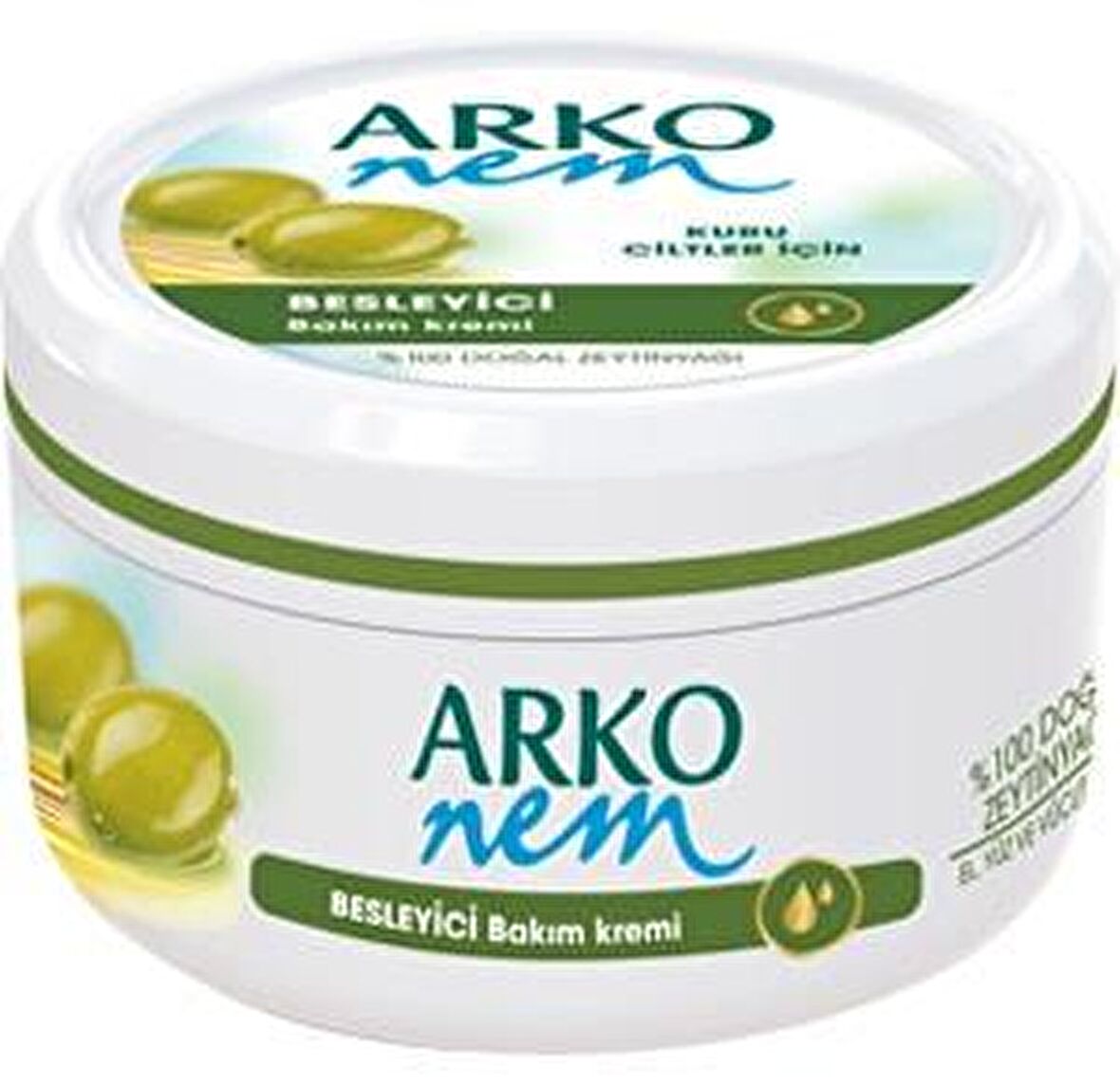 Arko Nem Nemlendirici Doğal Kuru Cilt için Zeytinyağlı Kokulu Vücut Kremi 300 ml 