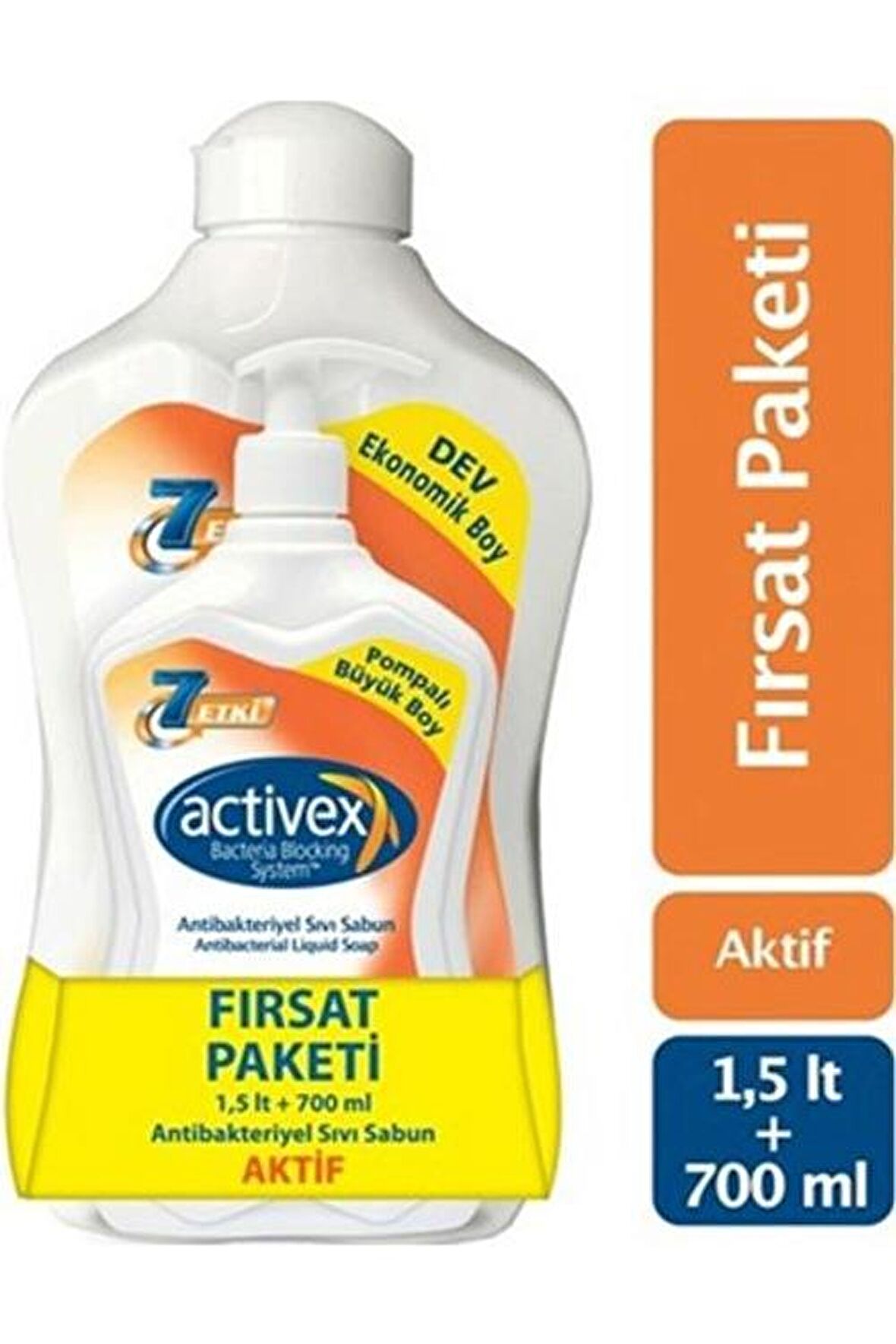 ACTİVEX SIVI SABUN 1,5LT+700ML AKTİF