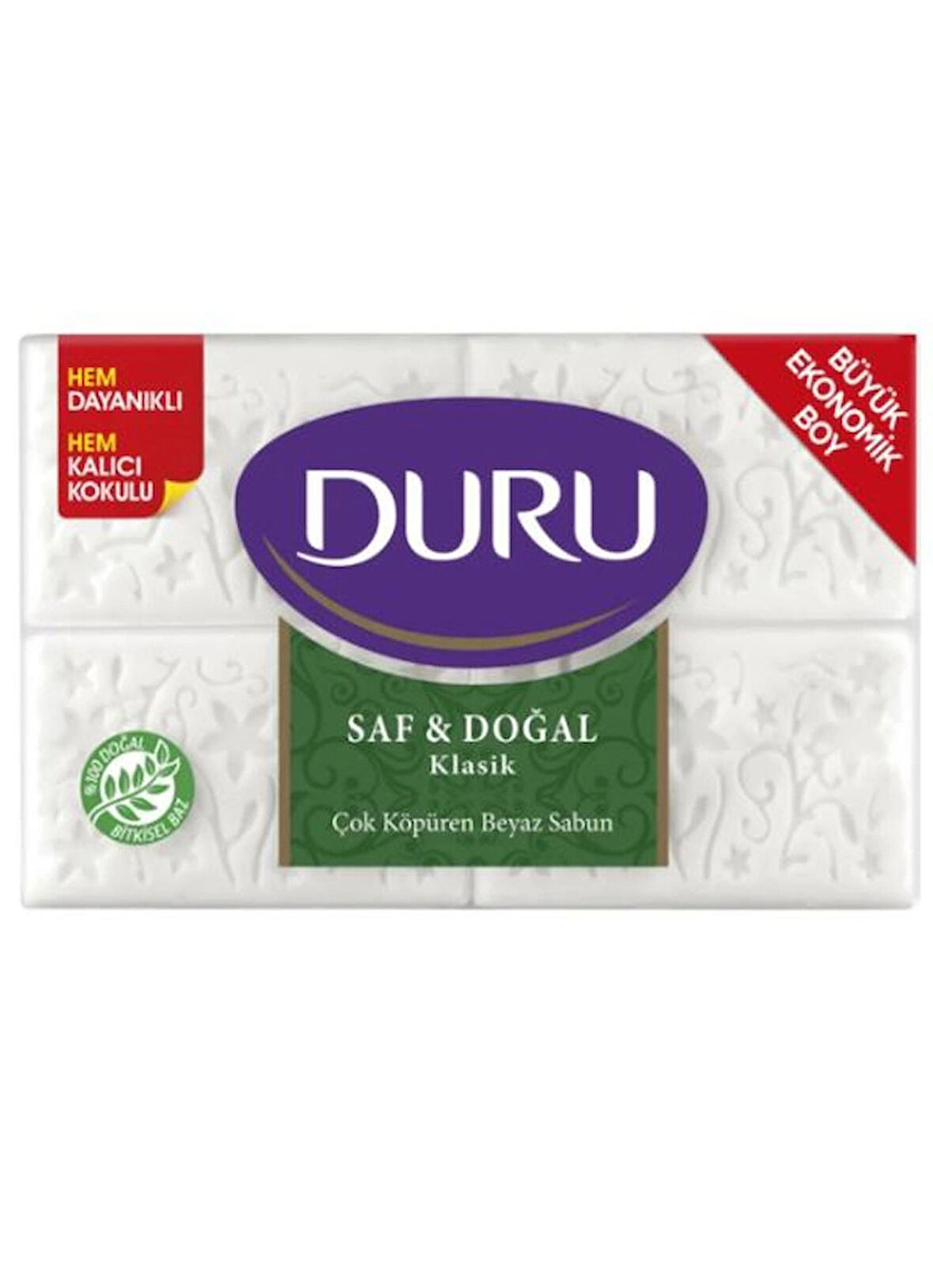 Duru 4x250 1000gr Saf ve Doğal Klasik Kalıp Sabun