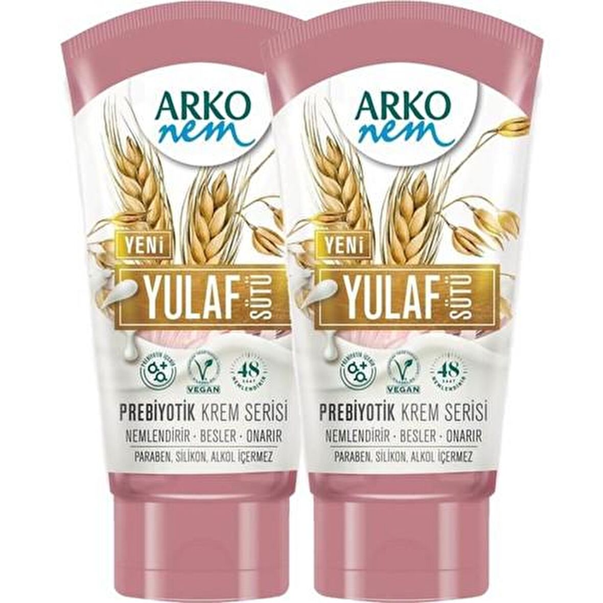 Arko Nem Prebiyotik Krem Serisi Yulaf Sütü 60ML 2li Set