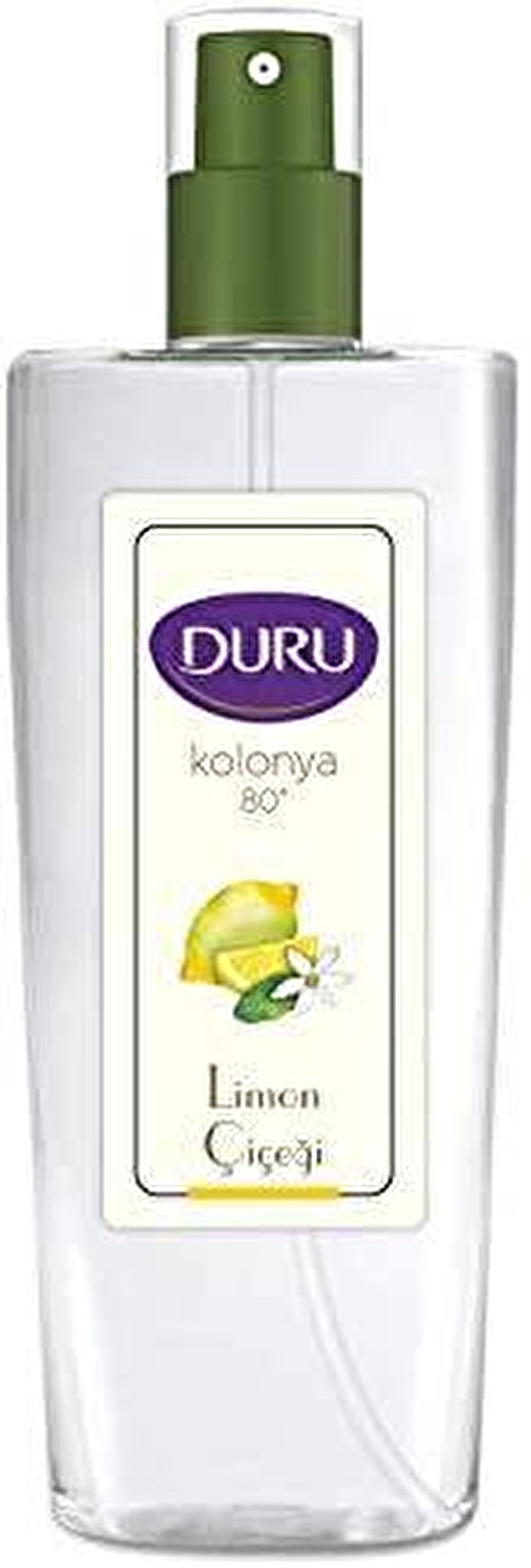 Duru Limon Çiçeği 80 Derece Sprey Pet Şişe 50 ml Kolonya