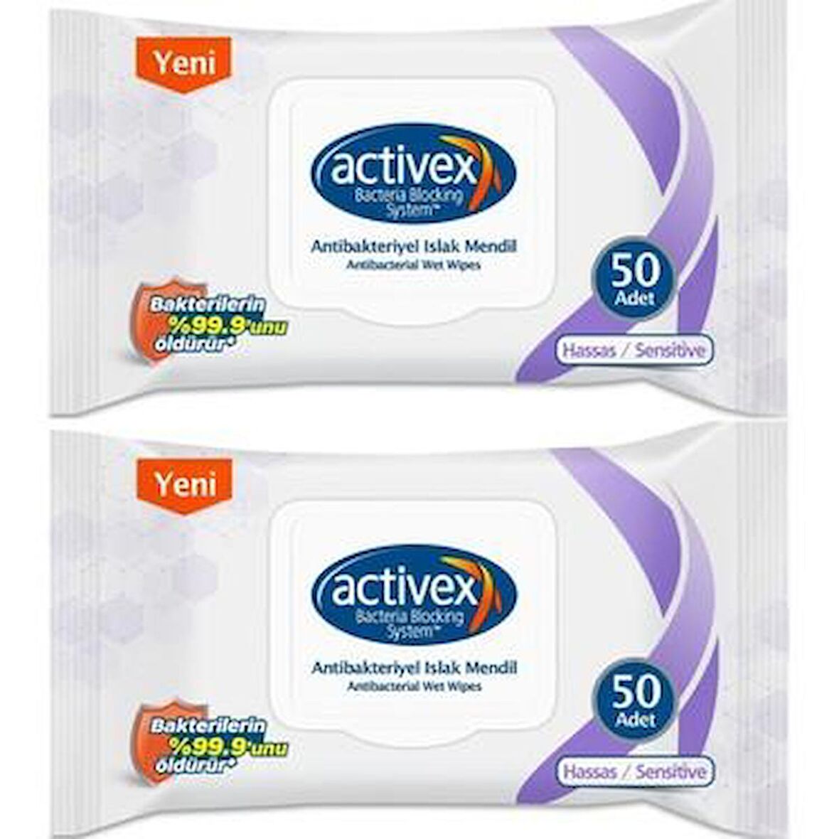 ACTIVEX ISLAK HAVLU HASSAS KAPAKLI 50 LI X 2 ADET