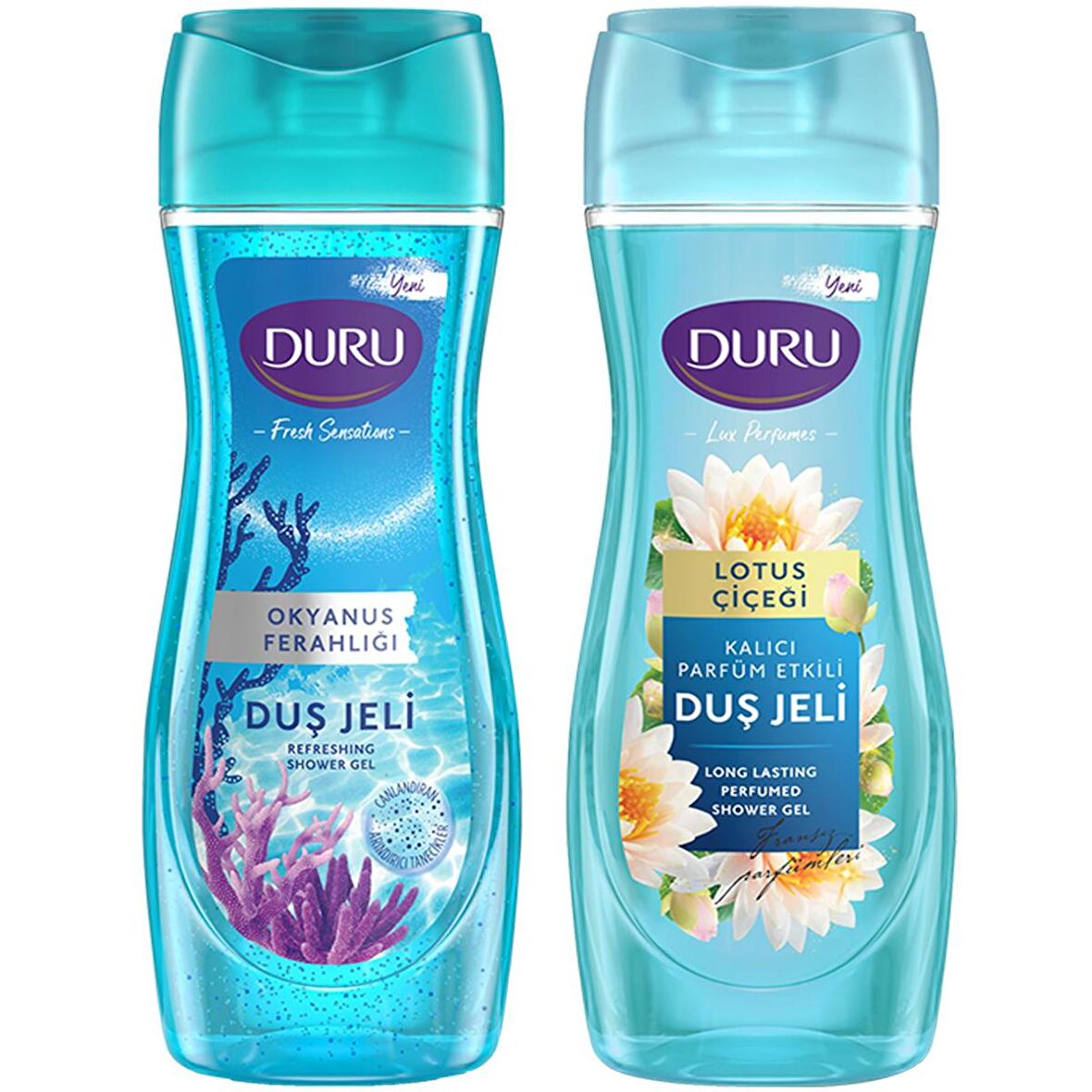 Duru Okyanus Ferahlığı Duş Jeli 650 ml + Duru Lotus Çiçeği Duş Jeli 650 ml