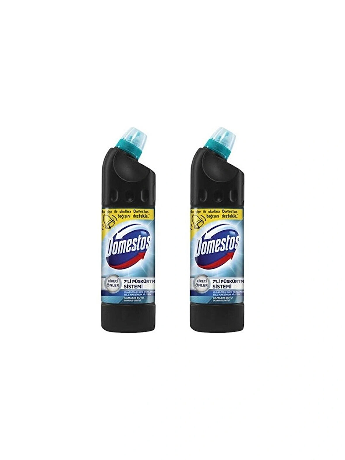 Domestos Okyanus Esintisi 7'li Püskürtme Yoğun Kıvamlı Çamaşır Suyu 2 x 693 ml