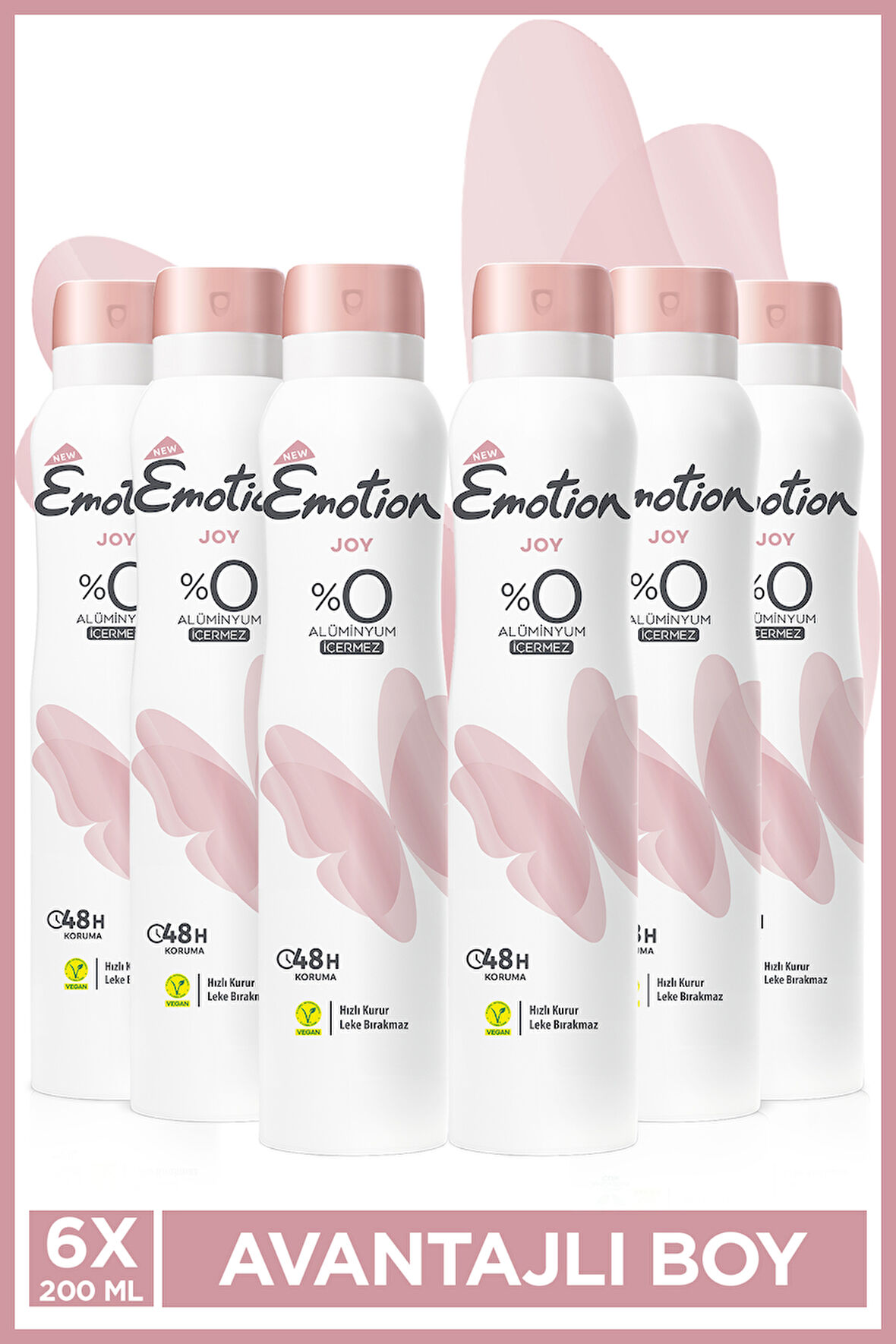 Emotion Joy Kadın Deodorant 6x200 Ml