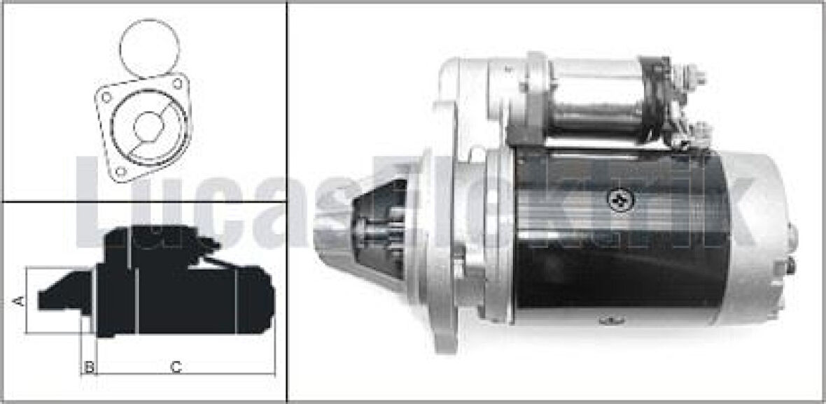 İveco Truck Mars Motoru 24v 3m 113a Otoyol Fiat 35nc 50nc Midibus 23 24 25 29 - Lucas 619 240 31