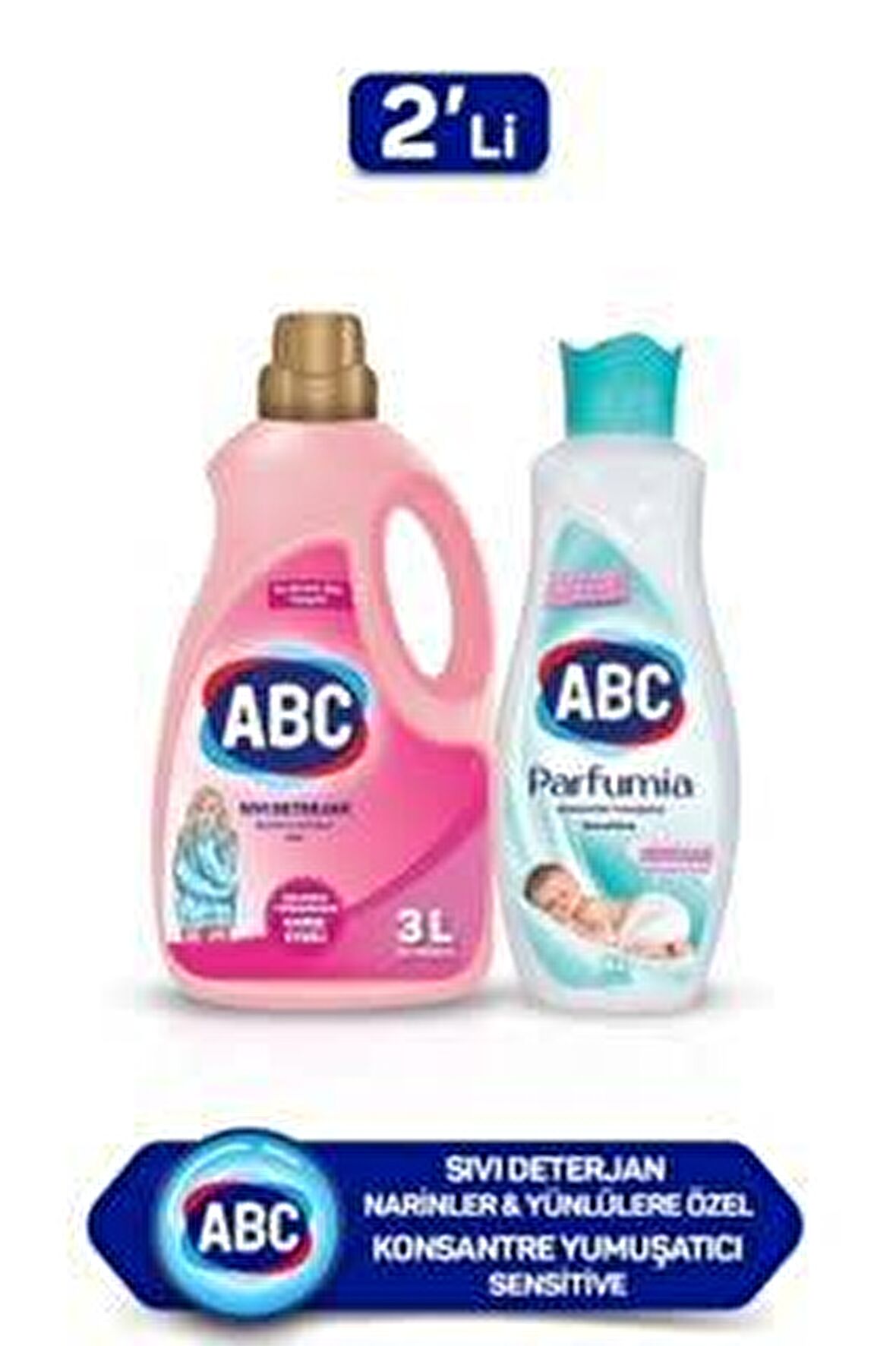 ABC Parfumia Anti-Alerjik Beyazlar ve Renkliler İçin Konsantre Yumuşatıcı 1440 ml 60 Yıkama