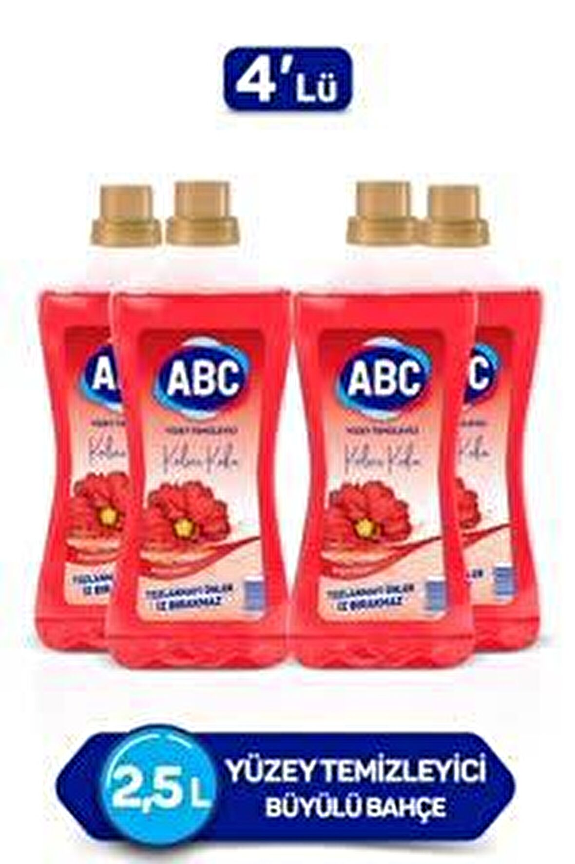 ABC BÜYÜLÜ BAHÇE YÜZEY TEMİZLEYİCİ 2500 ML X4