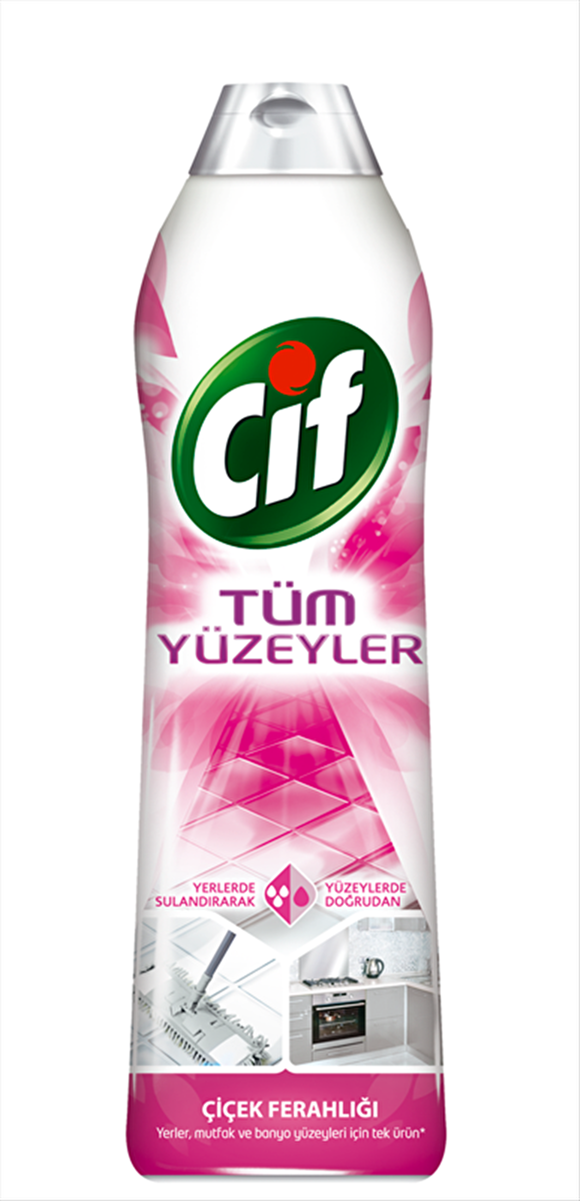 Cif Çiçek Ferahlığı Seramik Jel Yüzey Temizleyici 750 ml 