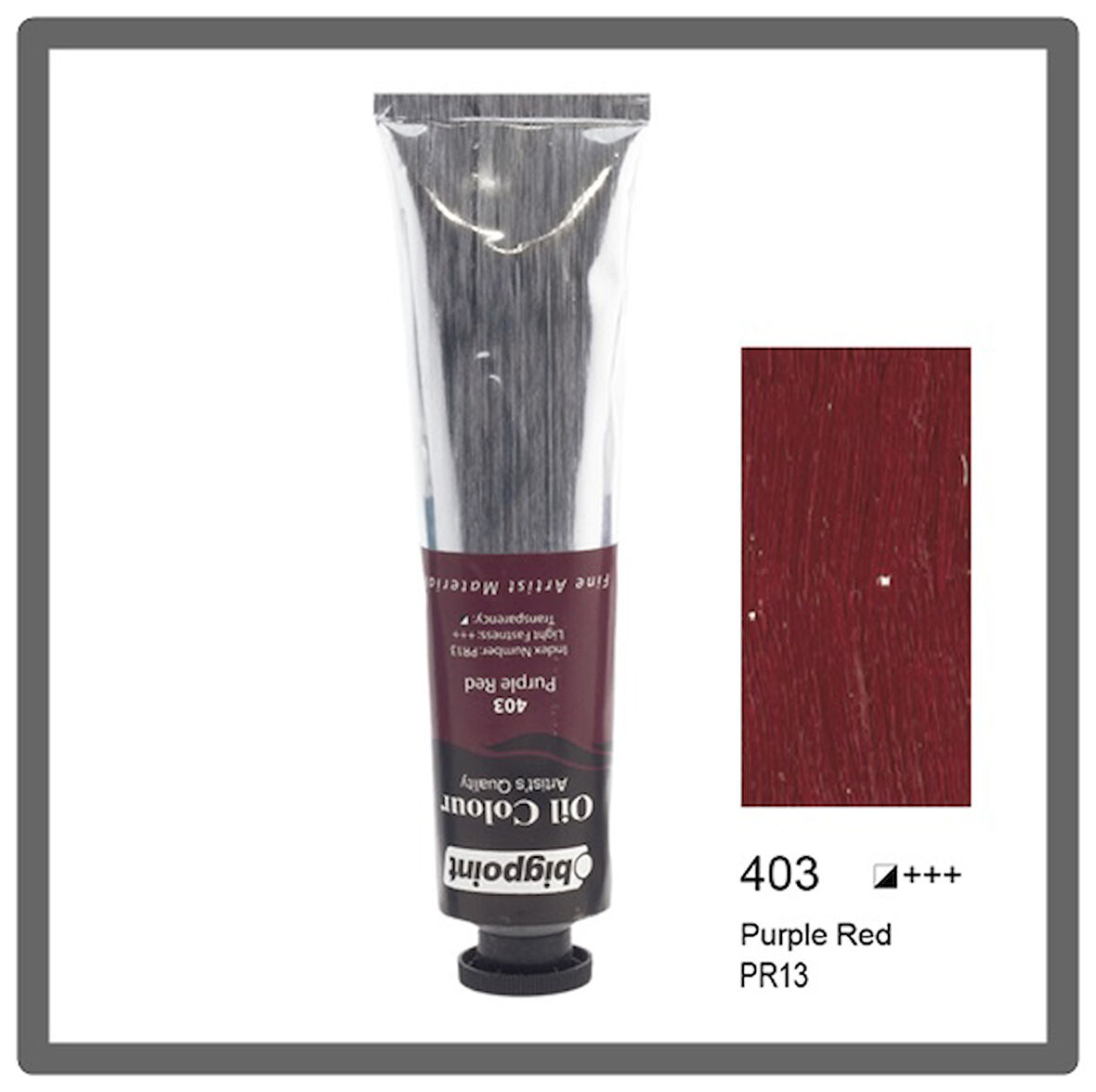 Bigpoint Yağlı Boya 45 ml Purple Red 403 Kırmızımsı Mor - 3 adet