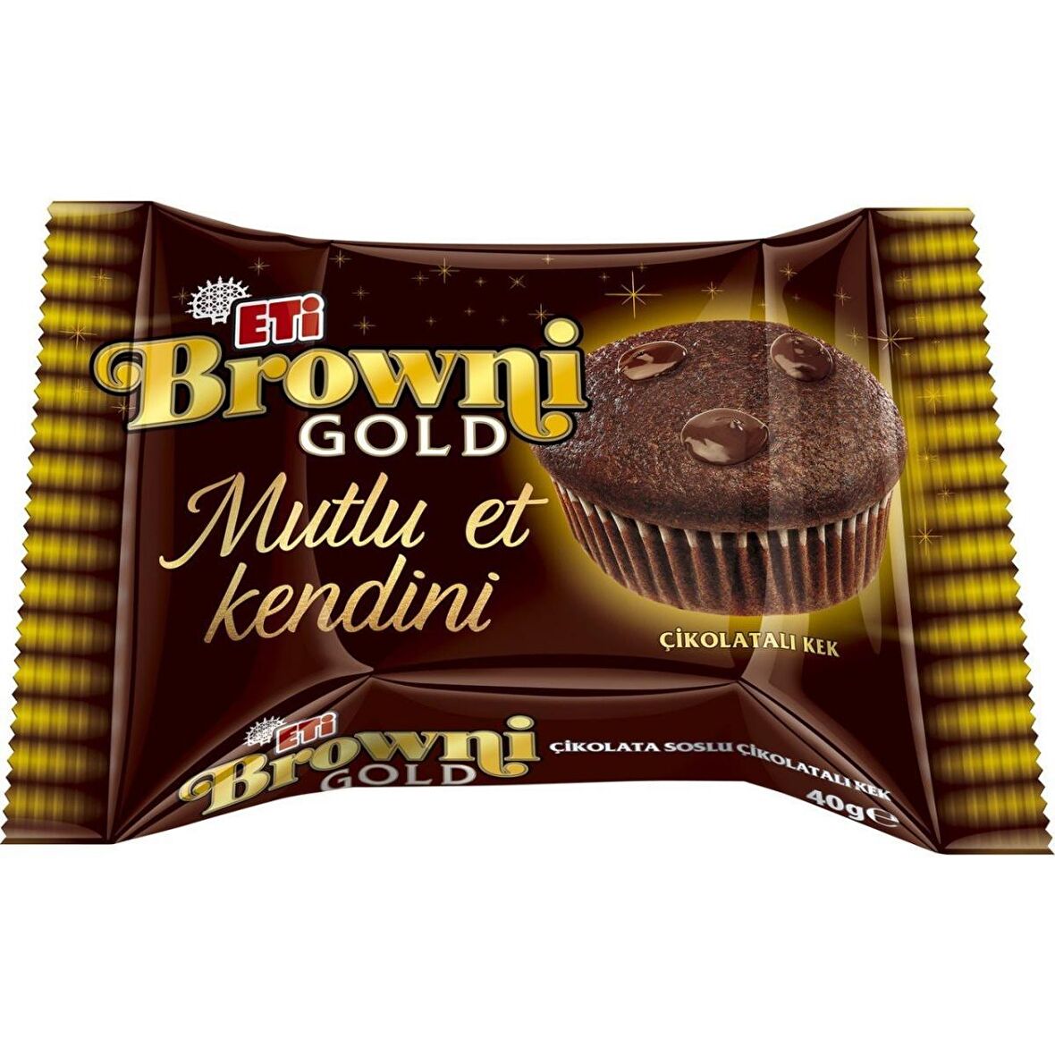 Browni Gold Çikolata Soslu Çikolatalı Kek 45 gr