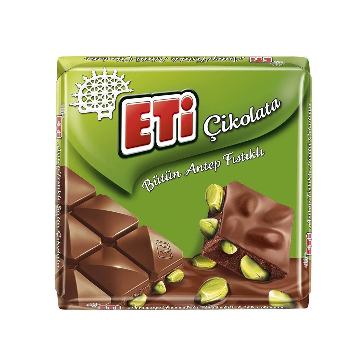 Eti çikolata 60gr bütün antep fıstıklı