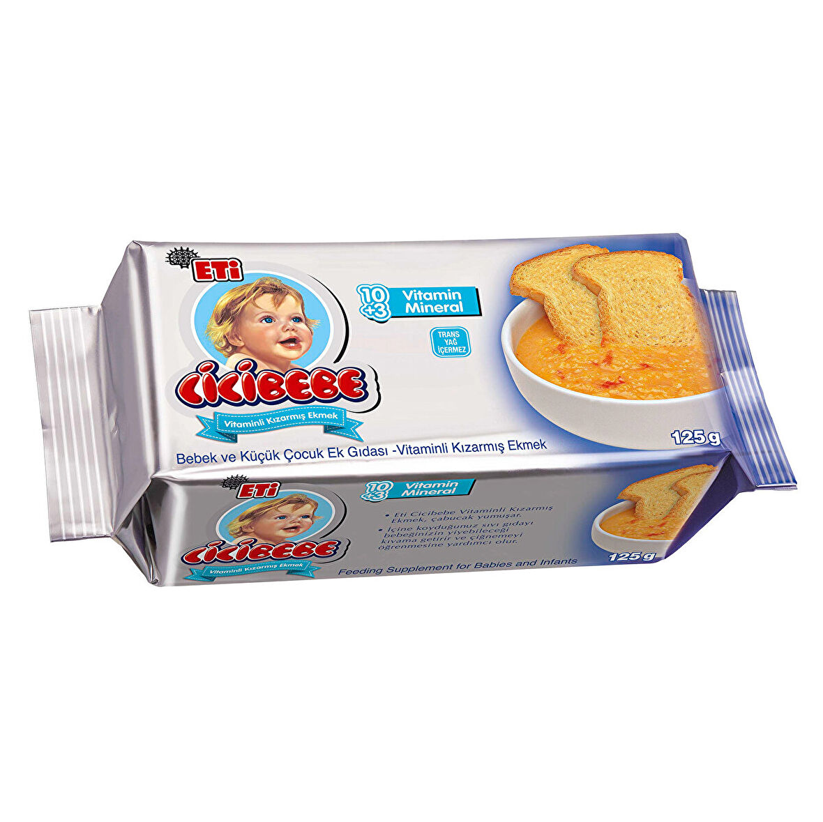 Eti Cicibebe Vitaminli Bebek Ekmeği 125 gr