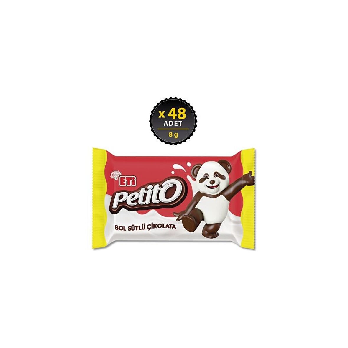 Eti Petito Ayıcık Çikolata 48 x 8 G