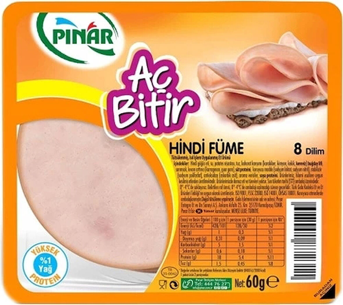 PINAR FÜME AÇ BİTİR HİNDİ 60GR