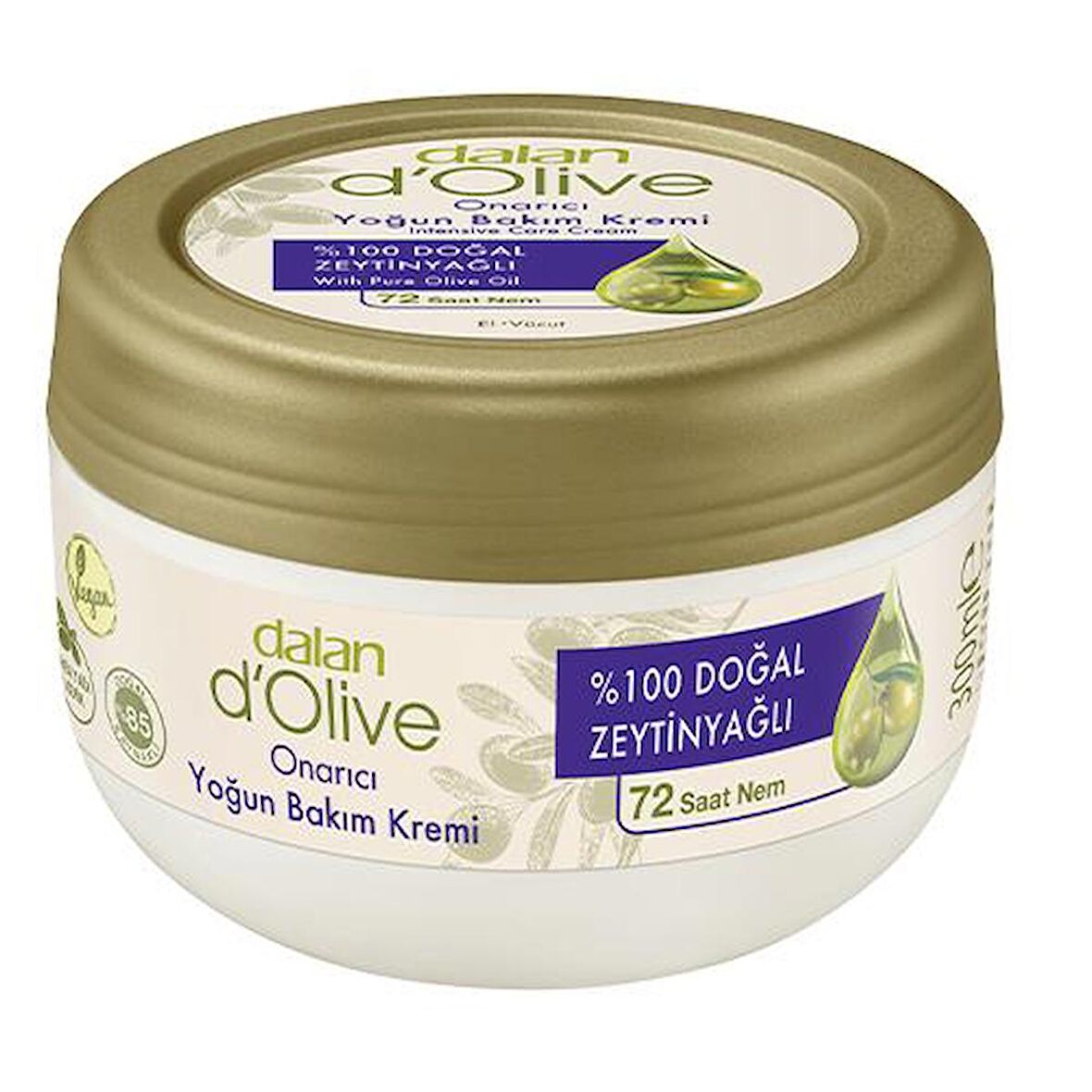 Dalan D'olive Zeytinyağlı Yoğun Bakım Kremi 300 ml Kavanoz