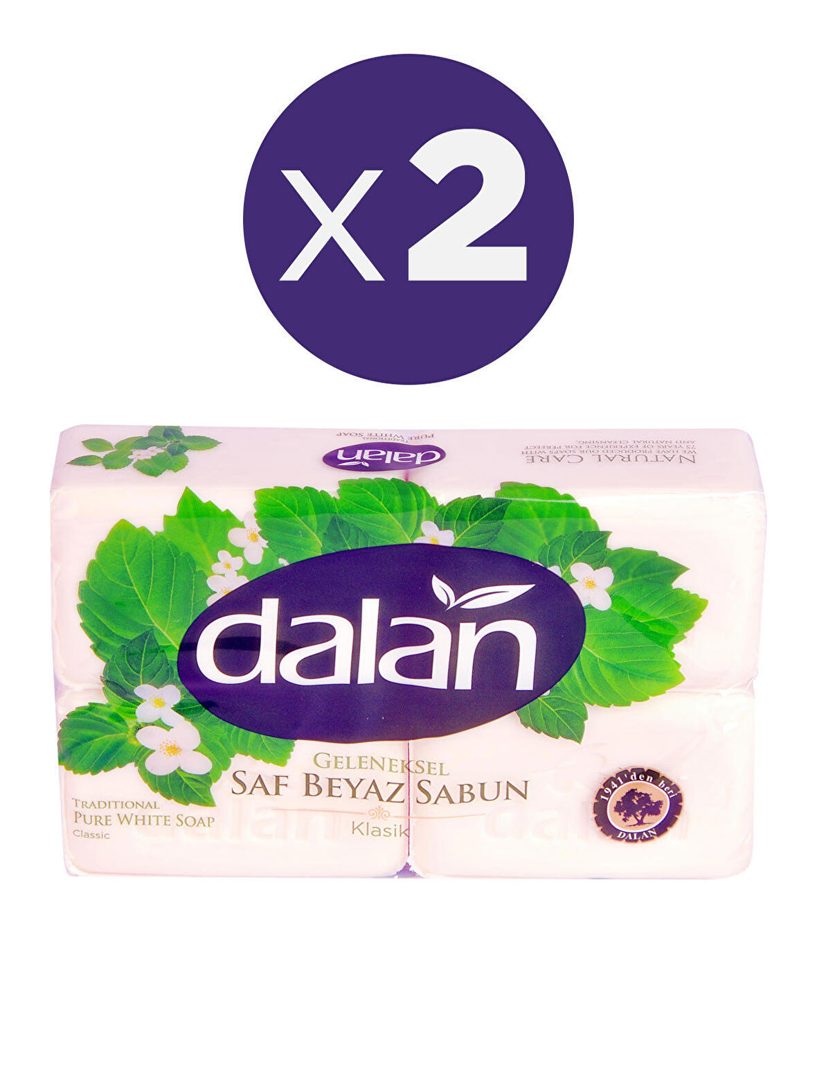 Dalan Kalıp Sabun Geleneksel 4x250 Gr X 2 Adet