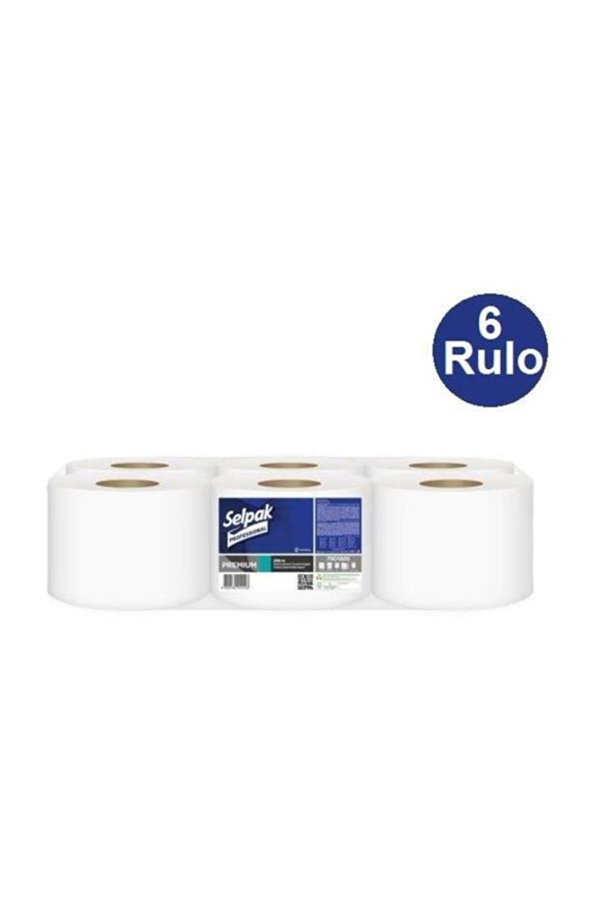 Selpak Professional Professional 6'lı Premium Içten Çekmeli Tuvalet Kağıdı 220 