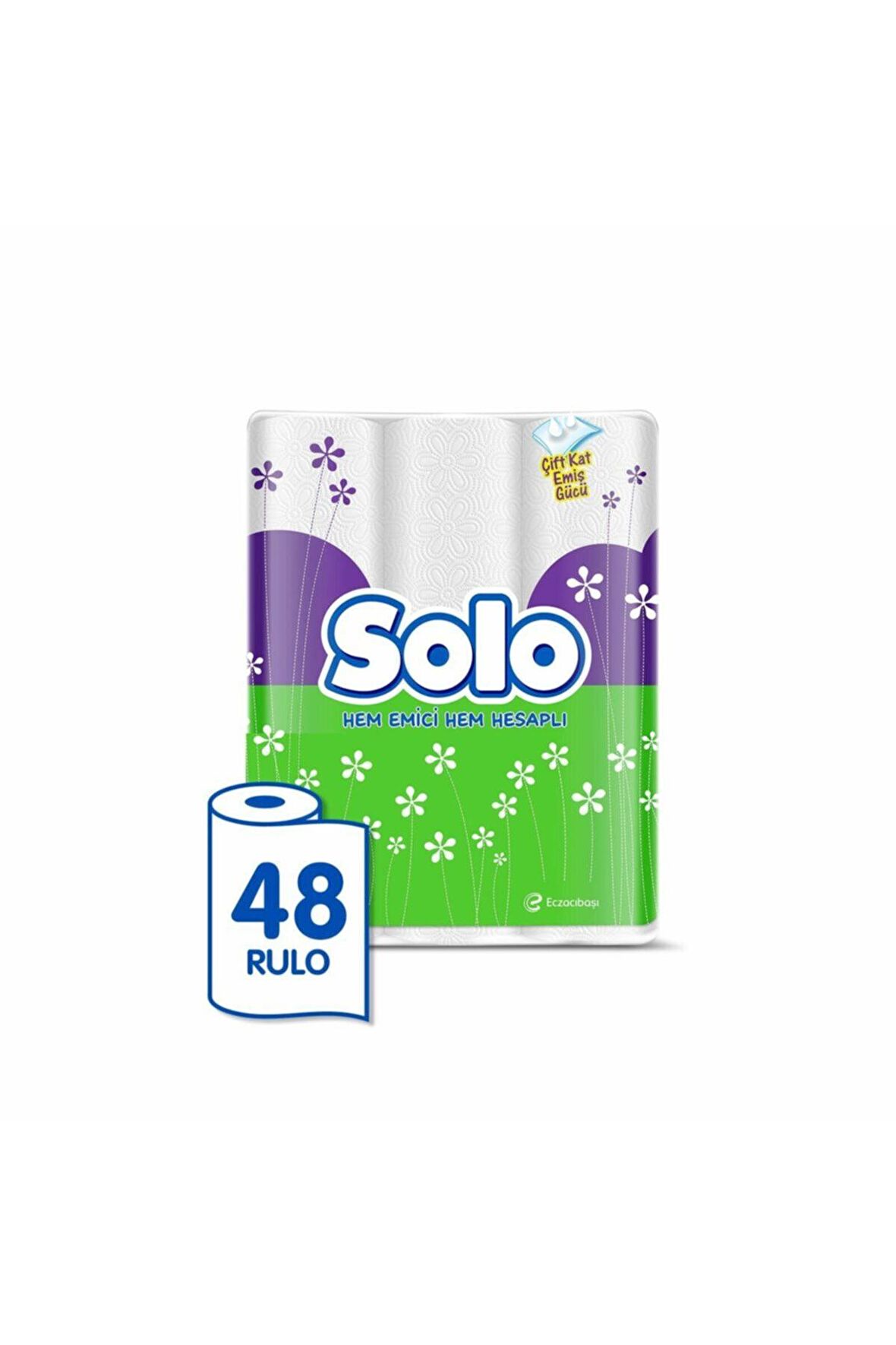 SOLO KAĞIT HAVLU HEM HESAPLI HEM KALİTELİ 48 rulo
