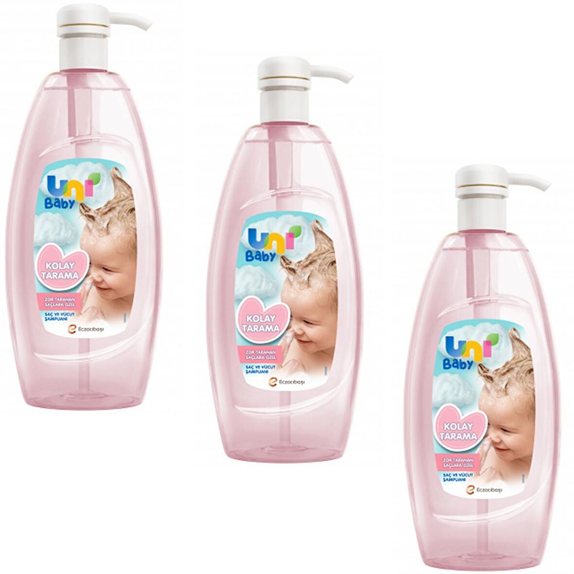 Uni Baby Kolay Tarama Şampuanı 700 ml 3 ADET